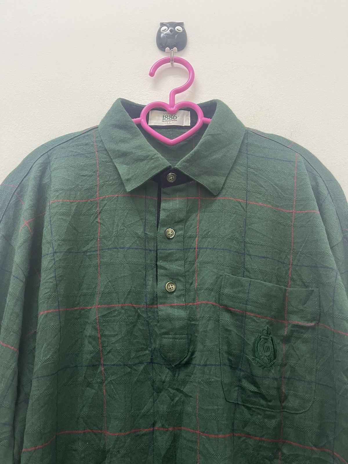 Grand Slam Rare 90s Vintage GRAND SLAM Munsingwear Single Pocket Plaid Size US L / EU 52-54 / 3 - 2 Thumbnail
