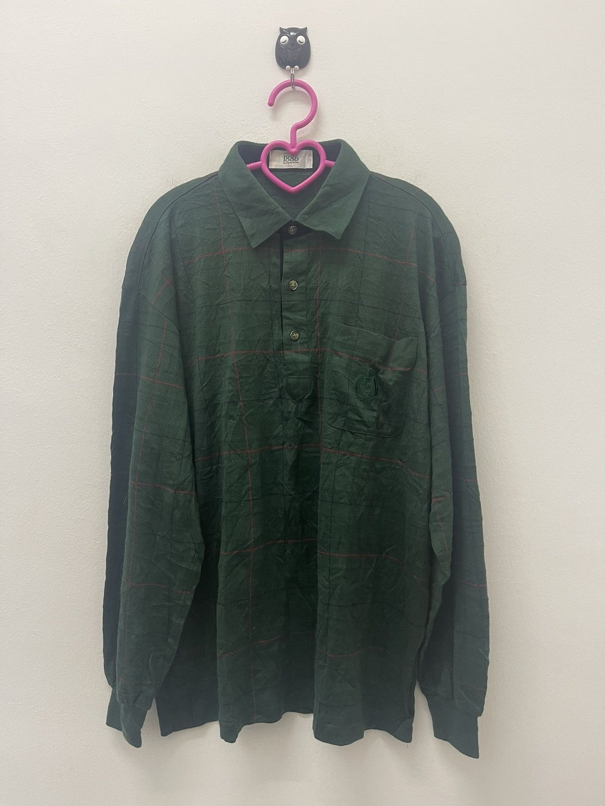 Grand Slam Rare 90s Vintage GRAND SLAM Munsingwear Single Pocket Plaid Size US L / EU 52-54 / 3 - 1 Thumbnail