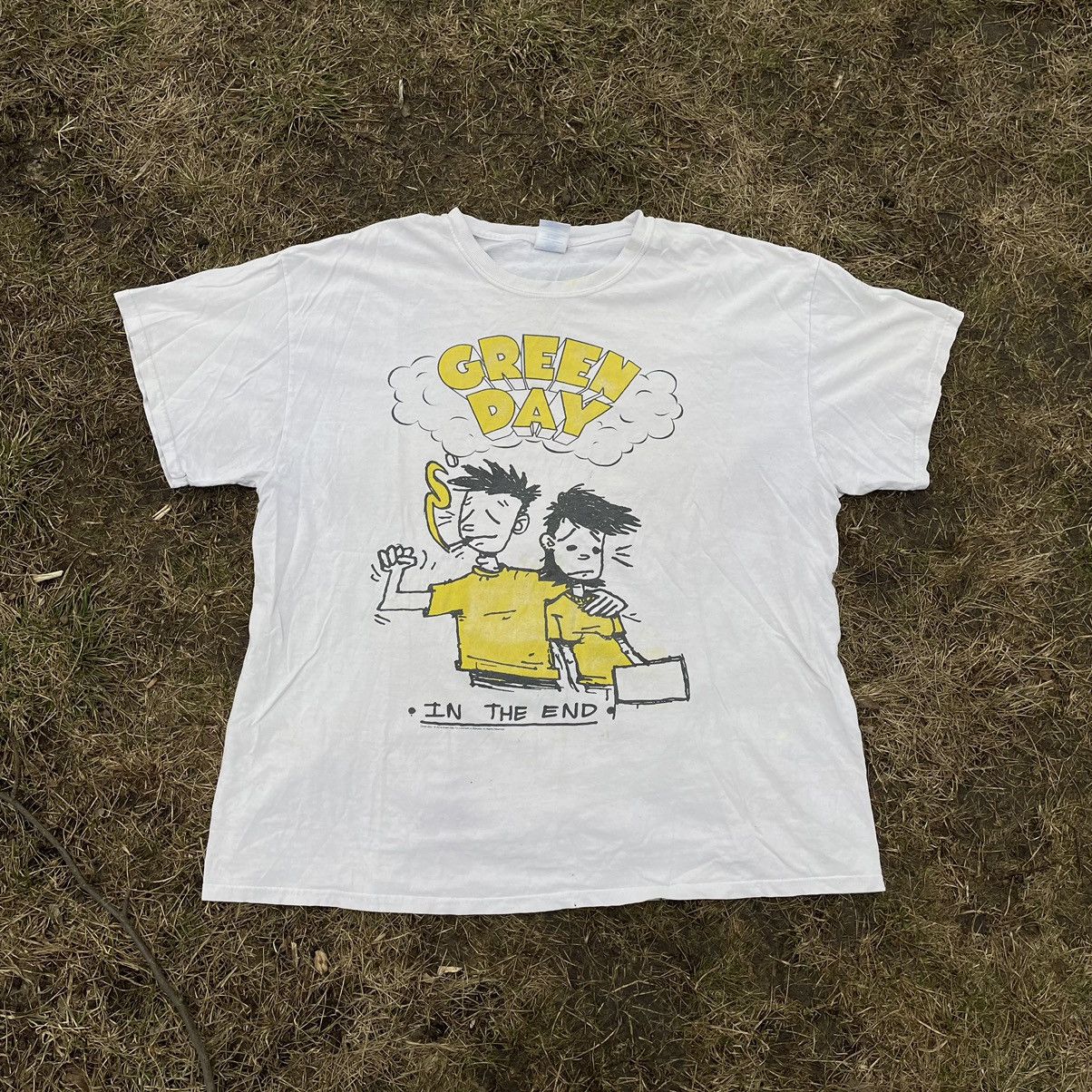 BAND TEES 90'S GREEN DAY SKULLS VAMP DEAD FACE HORROR TEE 90'S