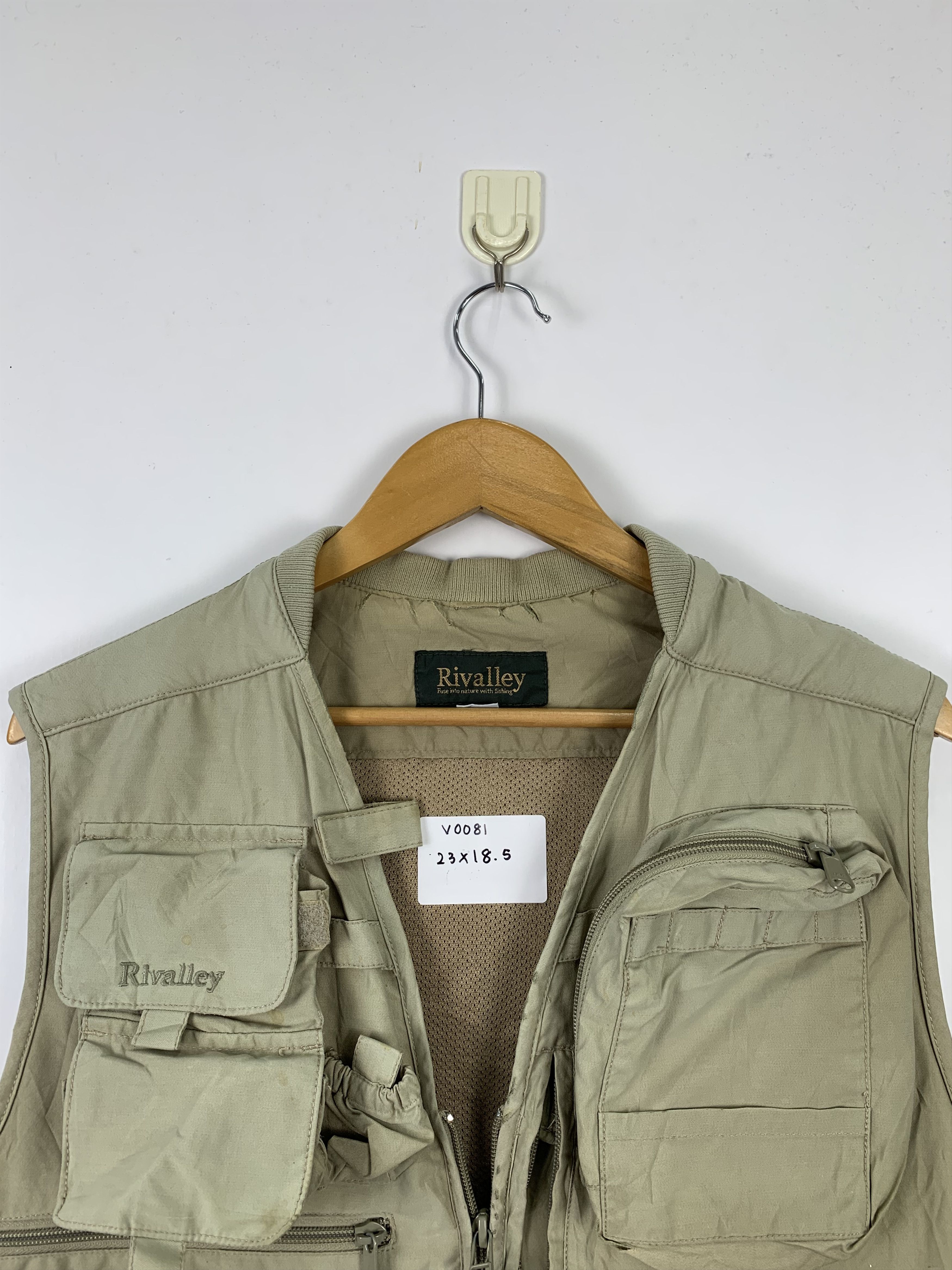 Japanese Brand Vintage Rivalley Multi Pocket Tactical Utility Vests Size US M / EU 48-50 / 2 - 2 Thumbnail