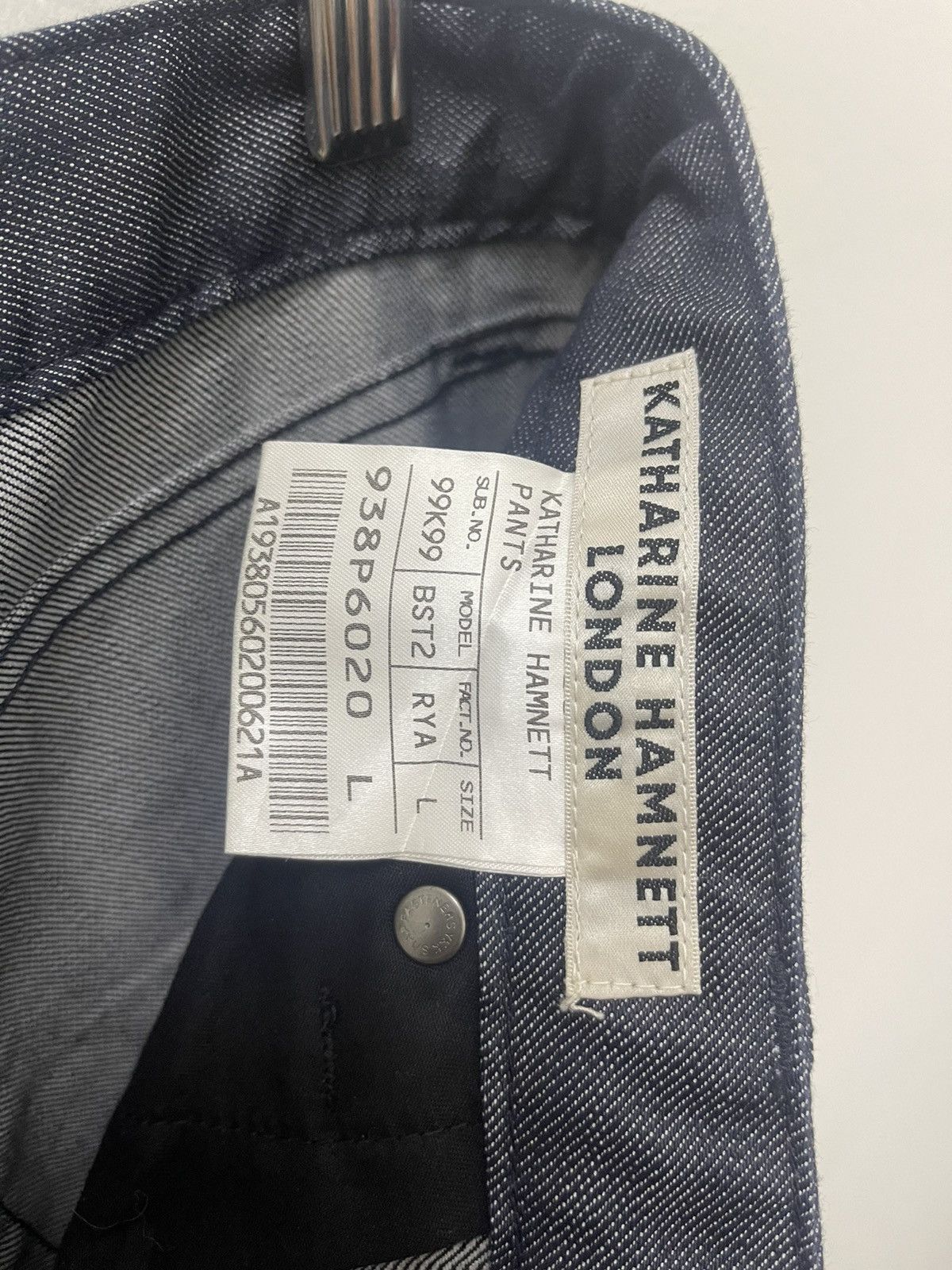 Katharine Hamnett London Rare Vintage KATHARINE HAMNETT LONDON Denim Jeans Pant Size US 31 - 6 Thumbnail