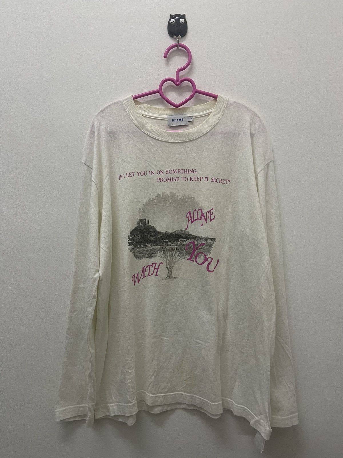 Beams Plus Rare 90s Vintage BEAMS Long Sleeve Tee Size US L / EU 52-54 / 3 - 1 Thumbnail