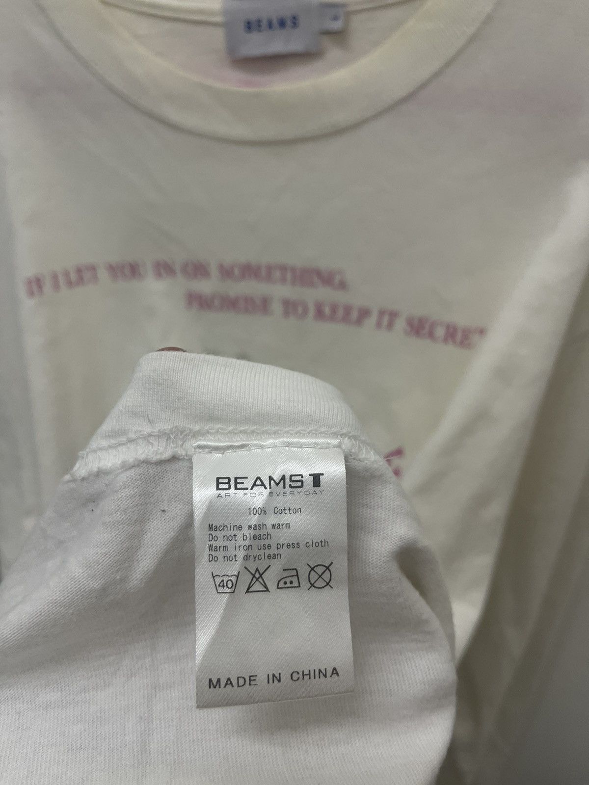 Beams Plus Rare 90s Vintage BEAMS Long Sleeve Tee Size US L / EU 52-54 / 3 - 4 Thumbnail