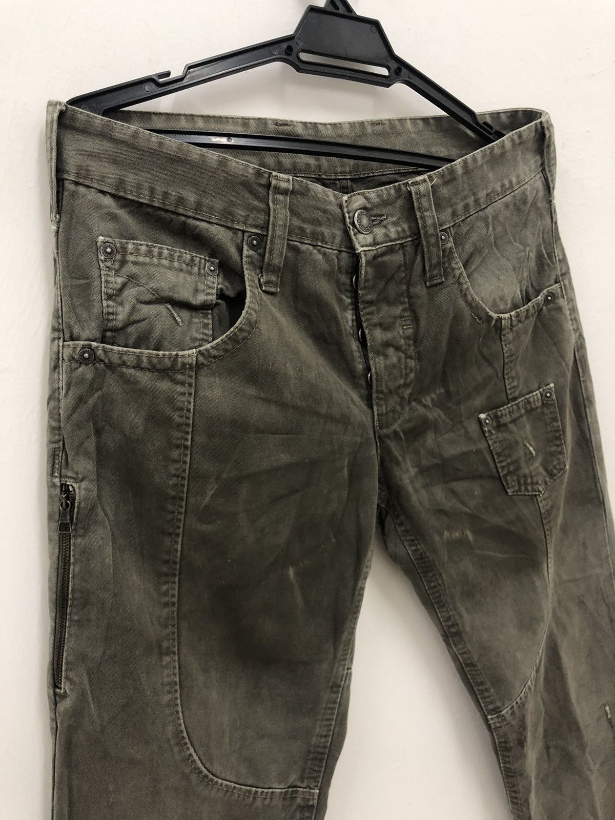 Neil Barrett Rare NEIL BARRETT Tactical Military Cargo Pocket Pant Size US 30 / EU 46 - 4 Thumbnail
