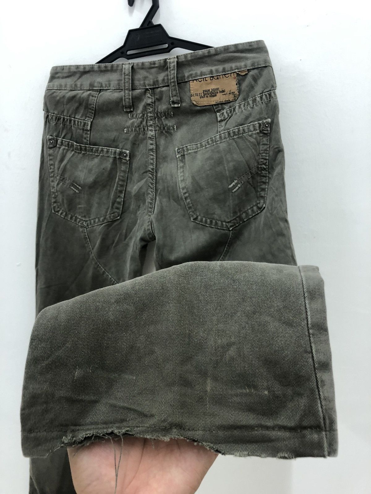 Neil Barrett Rare NEIL BARRETT Tactical Military Cargo Pocket Pant Size US 30 / EU 46 - 12 Thumbnail