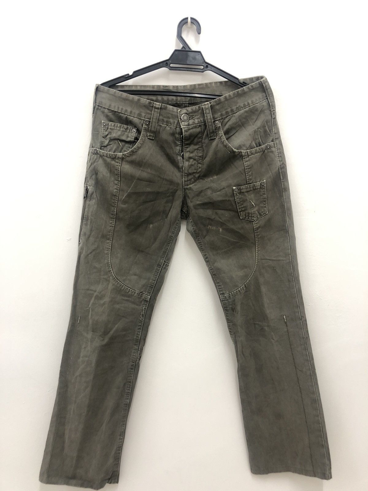 Neil Barrett Rare NEIL BARRETT Tactical Military Cargo Pocket Pant Size US 30 / EU 46 - 1 Thumbnail