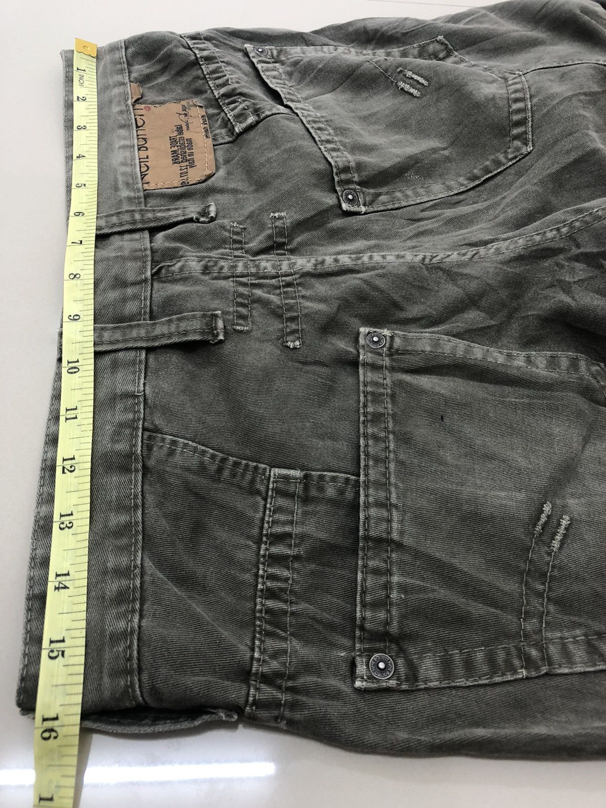 Neil Barrett Rare NEIL BARRETT Tactical Military Cargo Pocket Pant Size US 30 / EU 46 - 16 Thumbnail