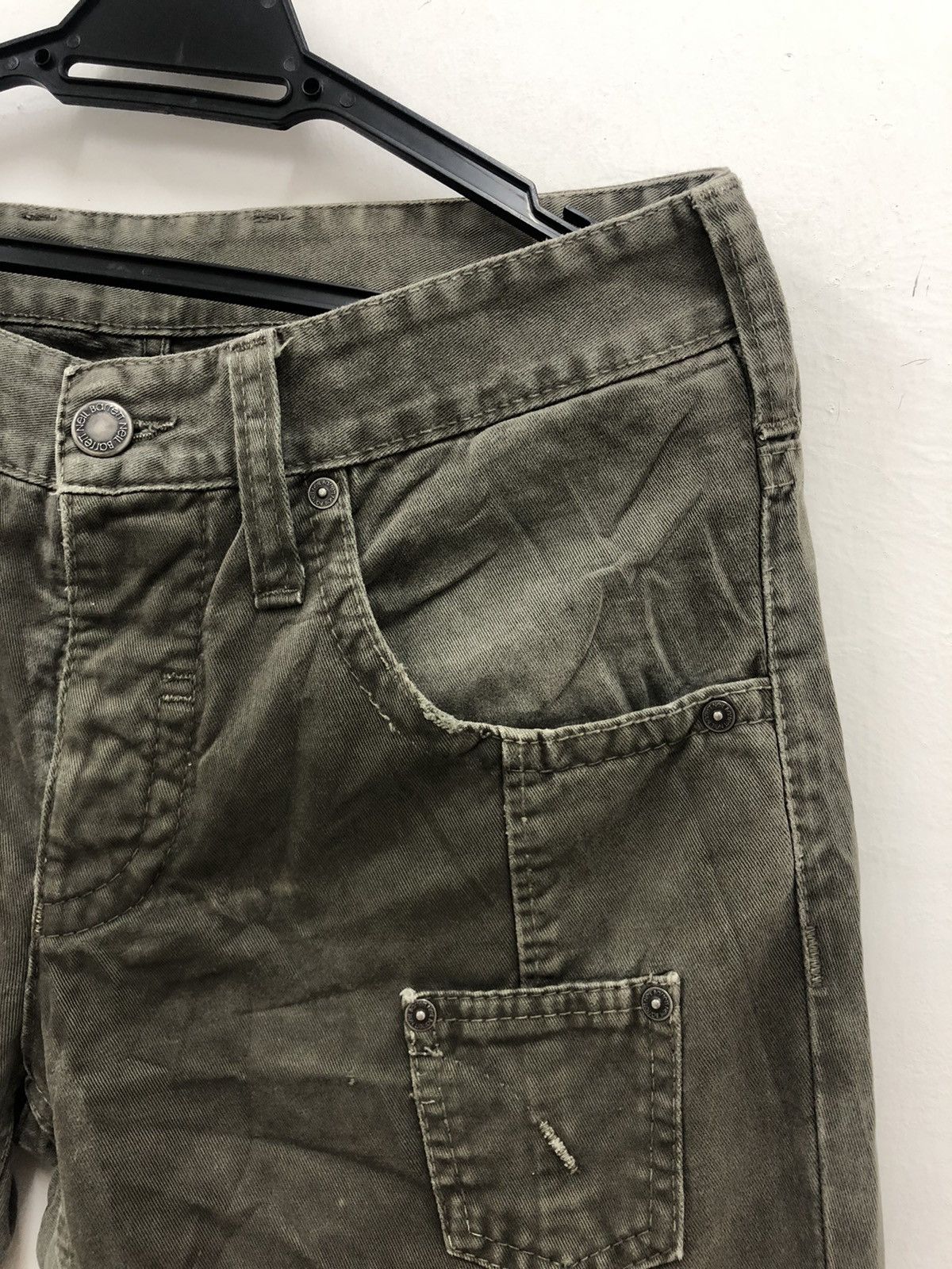 Neil Barrett Rare NEIL BARRETT Tactical Military Cargo Pocket Pant Size US 30 / EU 46 - 6 Thumbnail