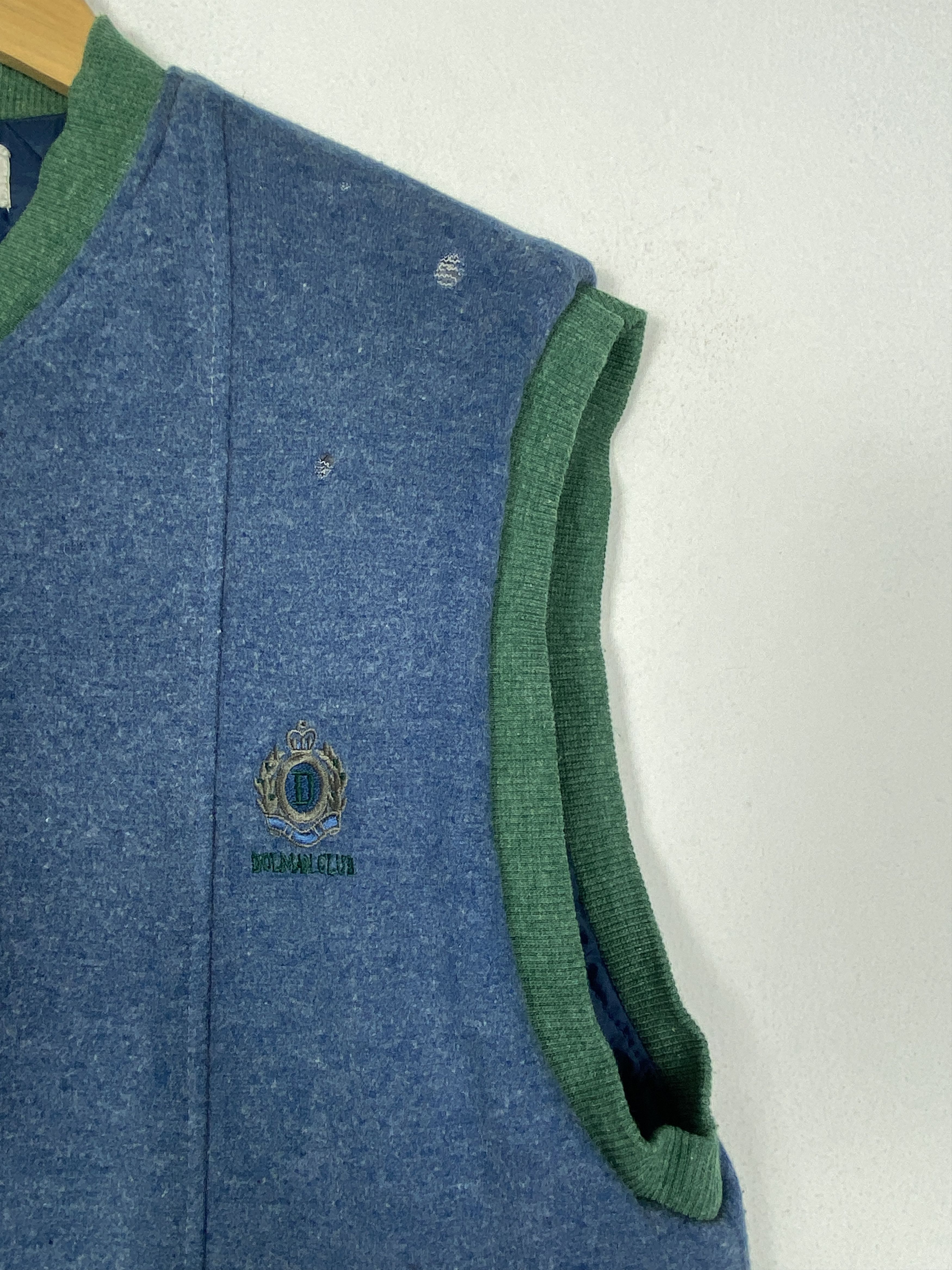 Japanese Brand Vintage DOLMAN CLUB Wool Quilted Lining Vest Size US S / EU 44-46 / 1 - 3 Thumbnail