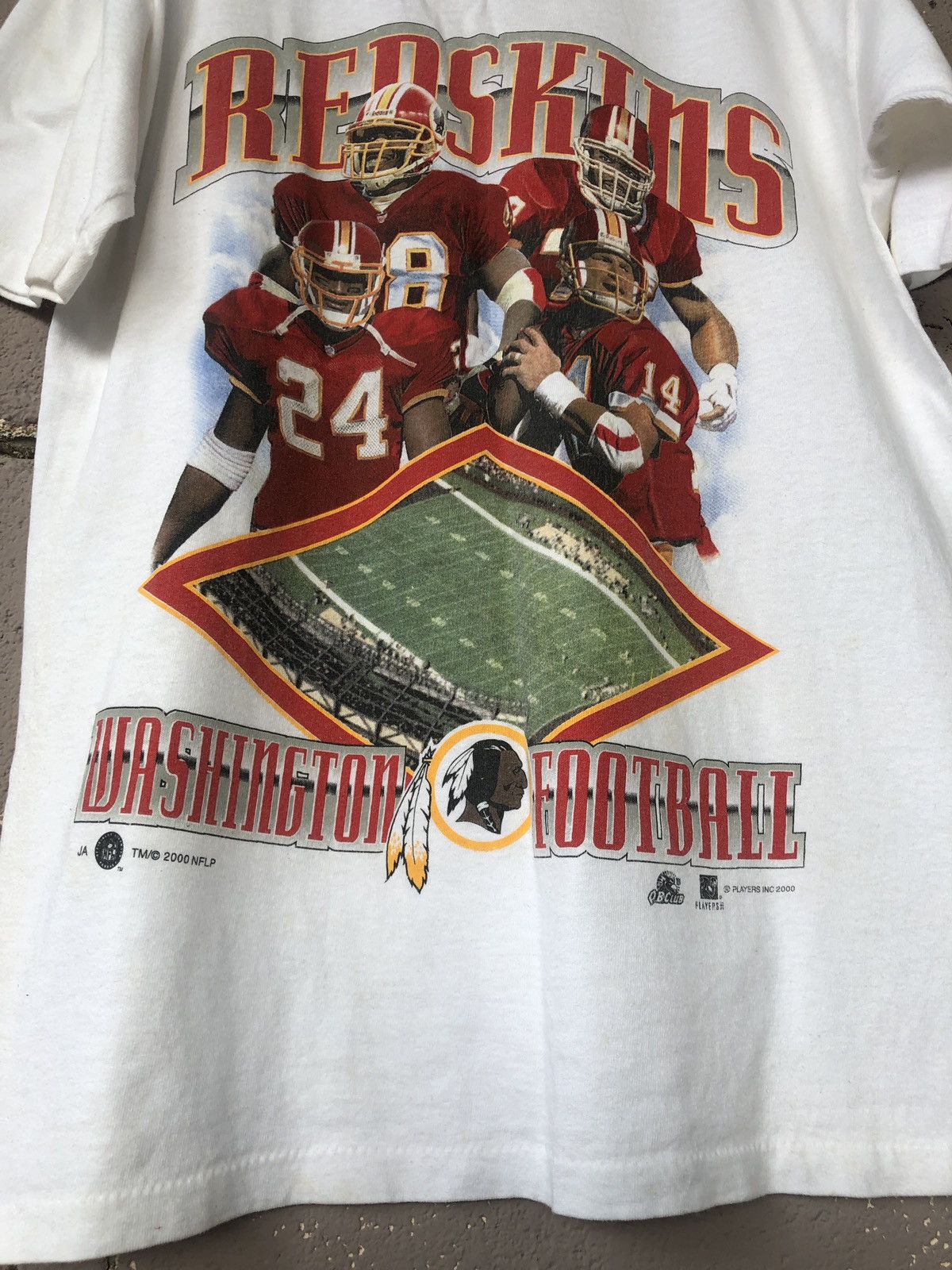 NFL Rare Vintage Washington Redskins Football Shirt Size US M / EU 48-50 / 2 - 2 Thumbnail