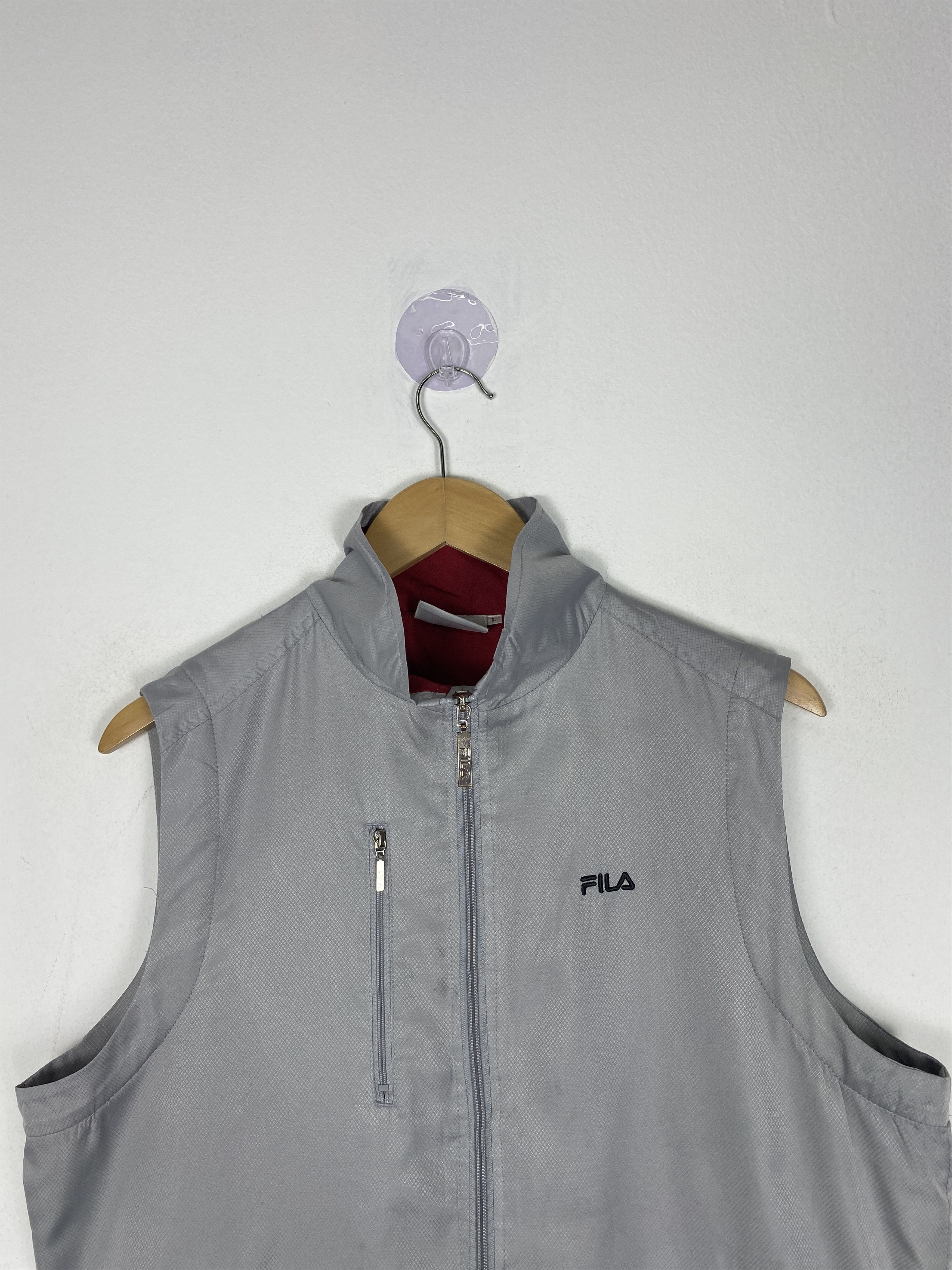 Fila Vintage FILA Fleece Lining Zip Up Vest Size US S / EU 44-46 / 1 - 2 Thumbnail