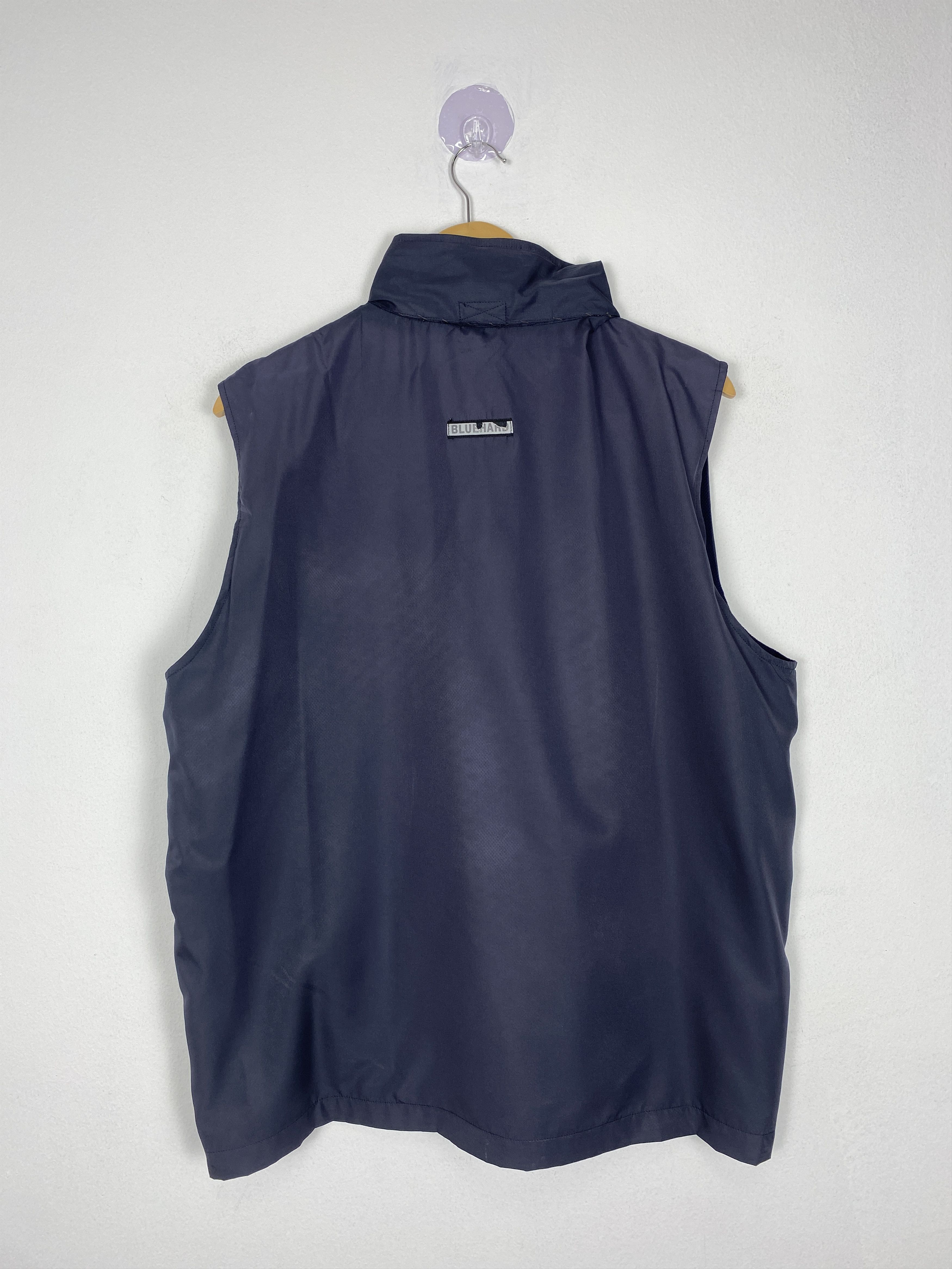 Japanese Brand Vintage Japanese Brand Blue Zip Up Hard Vest Size US M / EU 48-50 / 2 - 6 Thumbnail