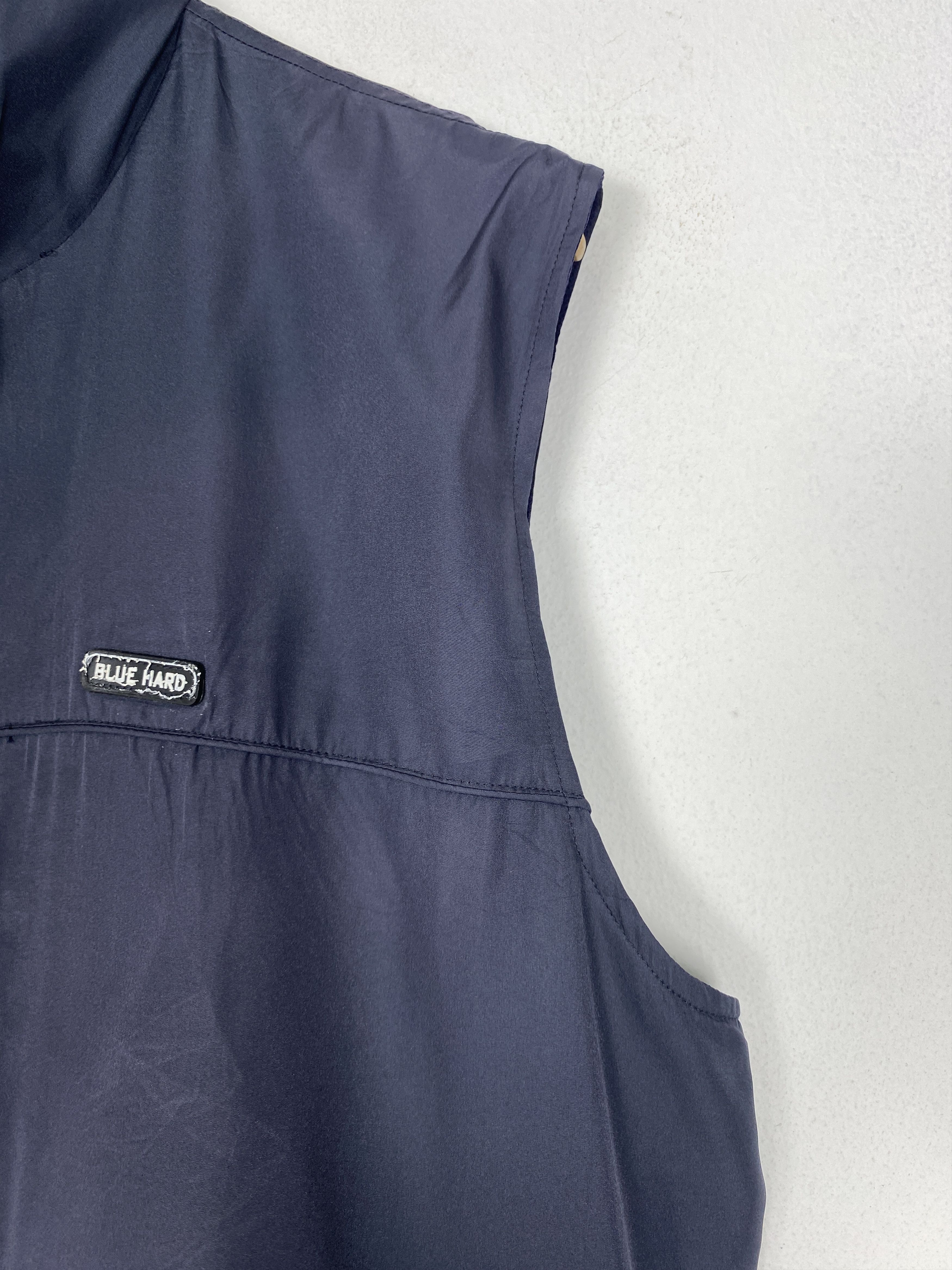 Japanese Brand Vintage Japanese Brand Blue Zip Up Hard Vest Size US M / EU 48-50 / 2 - 3 Thumbnail