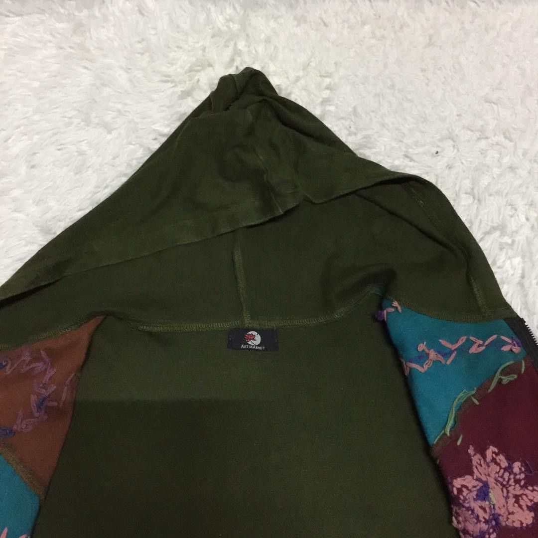 Japanese Brand Art market zipper hooded jacket Size US S / EU 44-46 / 1 - 7 Thumbnail