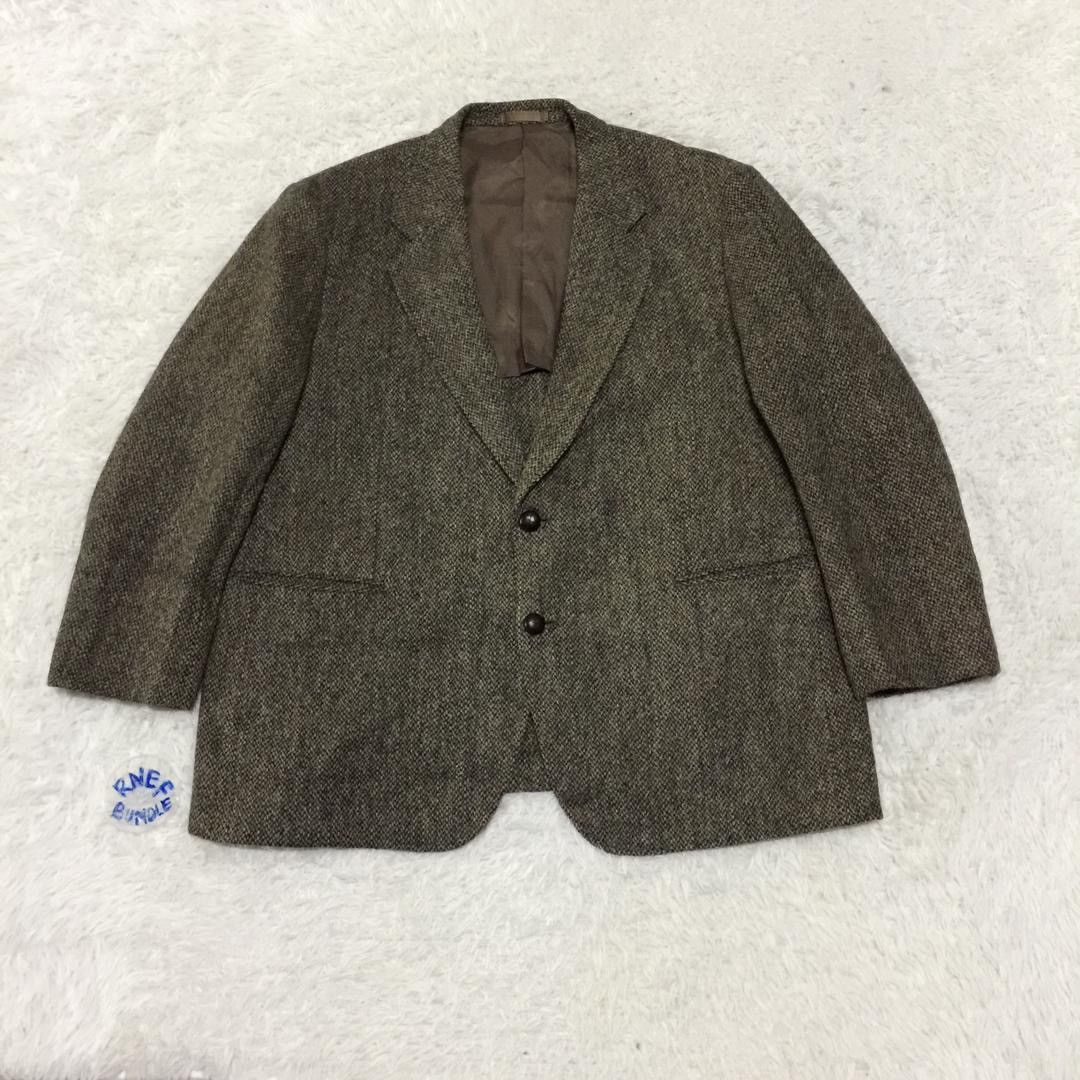 Harris Tweed Hawkeye British American Silhouette Harris Tweed Wool Jacket Size US M / EU 48-50 / 2 - 1 Thumbnail