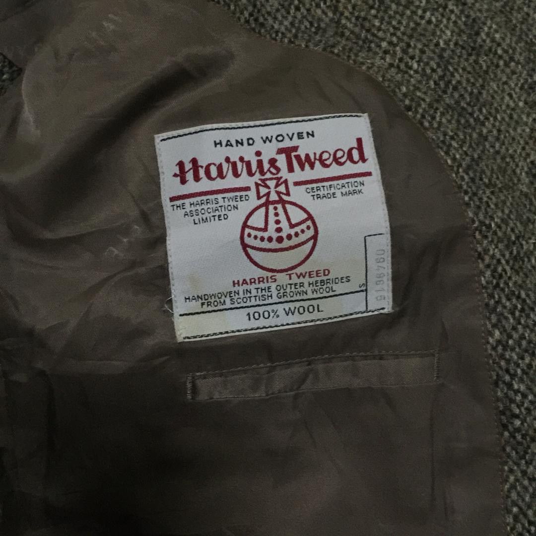 Harris Tweed Hawkeye British American Silhouette Harris Tweed Wool Jacket Size US M / EU 48-50 / 2 - 7 Thumbnail
