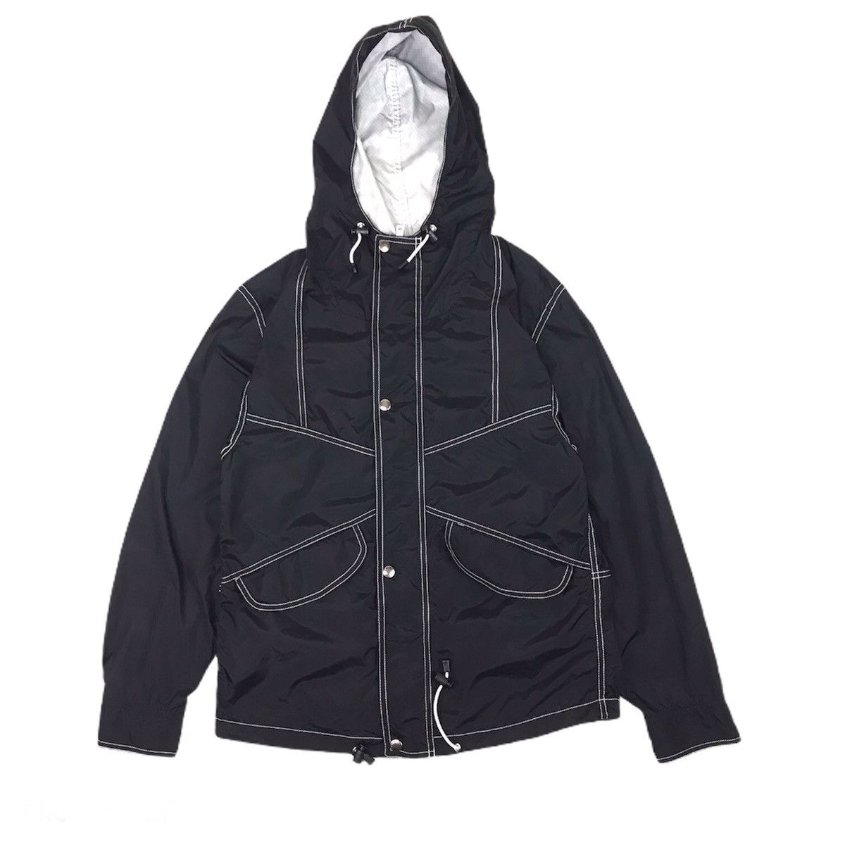 Beams Plus Beams Nylon hoodie Zipper + Buttom jacket Size US M / EU 48-50 / 2 - 1 Thumbnail