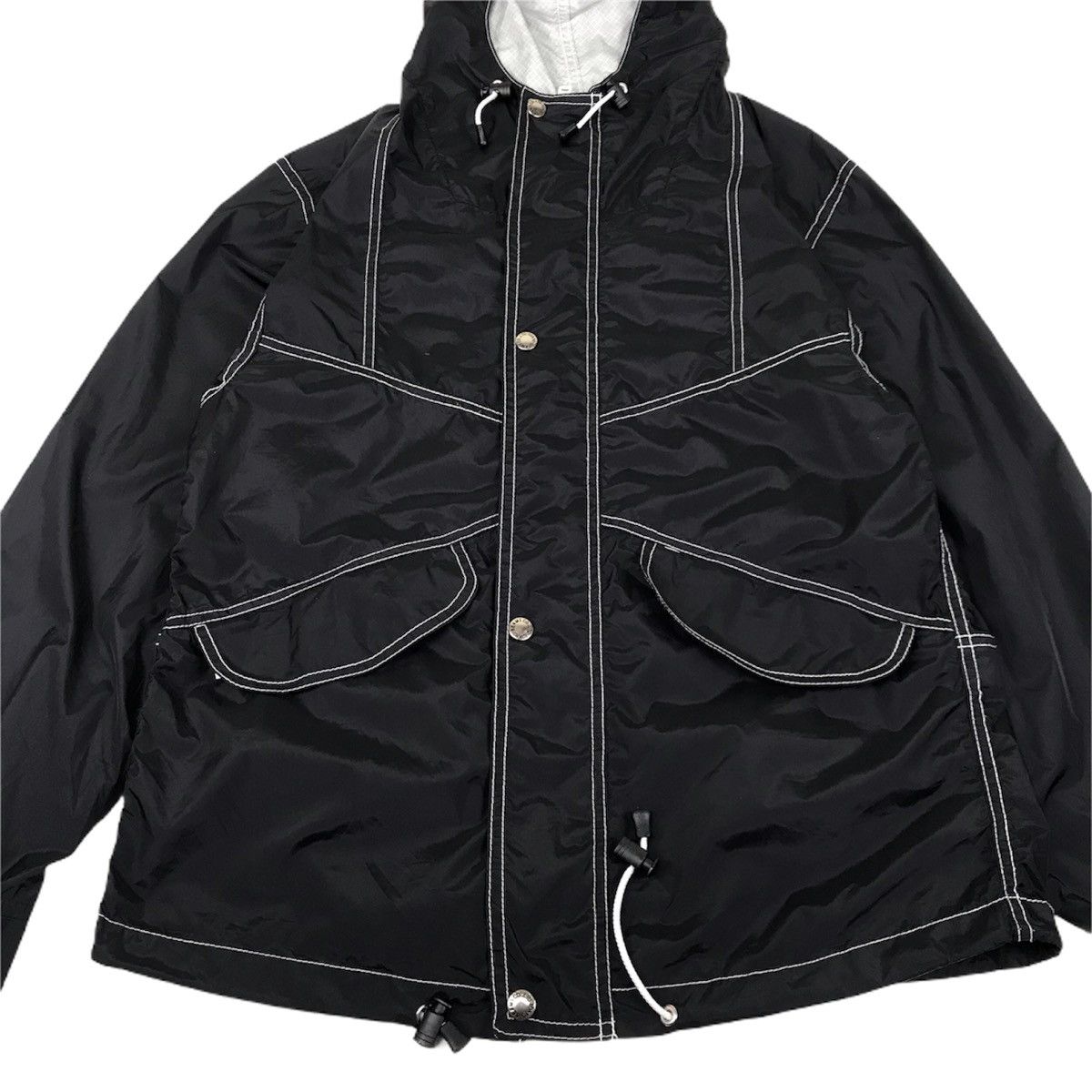 Beams Plus Beams Nylon hoodie Zipper + Buttom jacket Size US M / EU 48-50 / 2 - 3 Thumbnail