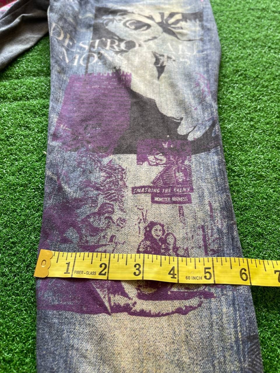 Hysteric Glamour × Japanese Brand × Vintage Hysteric Glamour Destroy All Monster Strechable Leggings Size 34" / US 12 / IT 48 - 9 Thumbnail