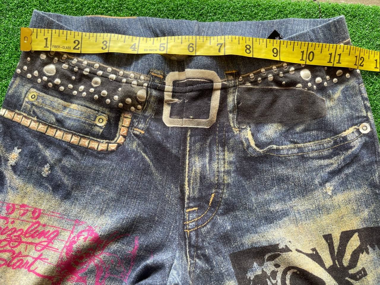 Hysteric Glamour × Japanese Brand × Vintage Hysteric Glamour Destroy All Monster Strechable Leggings Size 34" / US 12 / IT 48 - 7 Thumbnail