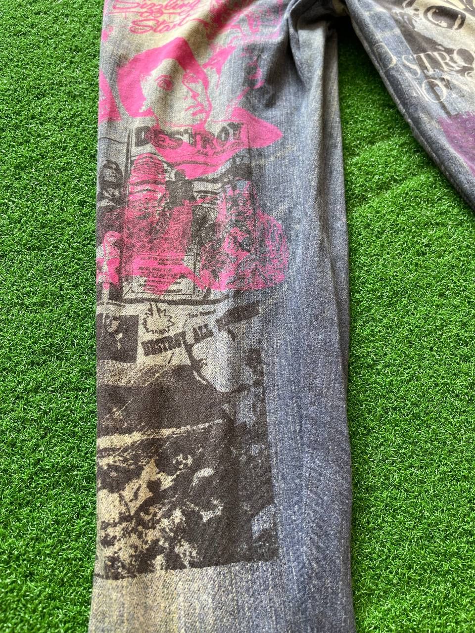 Hysteric Glamour × Japanese Brand × Vintage Hysteric Glamour Destroy All Monster Strechable Leggings Size 34" / US 12 / IT 48 - 17 Thumbnail