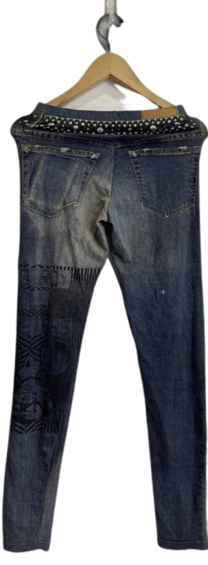 Hysteric Glamour × Japanese Brand × Vintage Hysteric Glamour Destroy All Monster Strechable Leggings Size 34" / US 12 / IT 48 - 18 Thumbnail