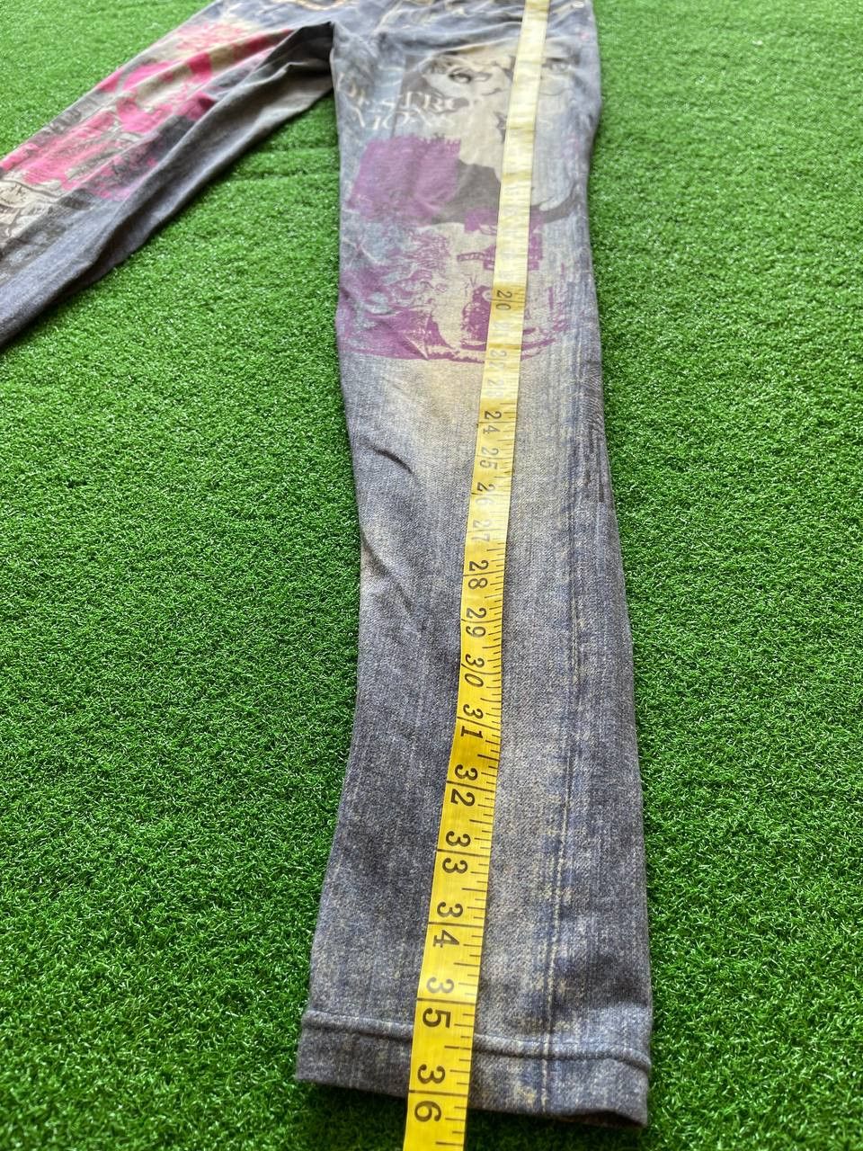 Hysteric Glamour × Japanese Brand × Vintage Hysteric Glamour Destroy All Monster Strechable Leggings Size 34" / US 12 / IT 48 - 10 Thumbnail