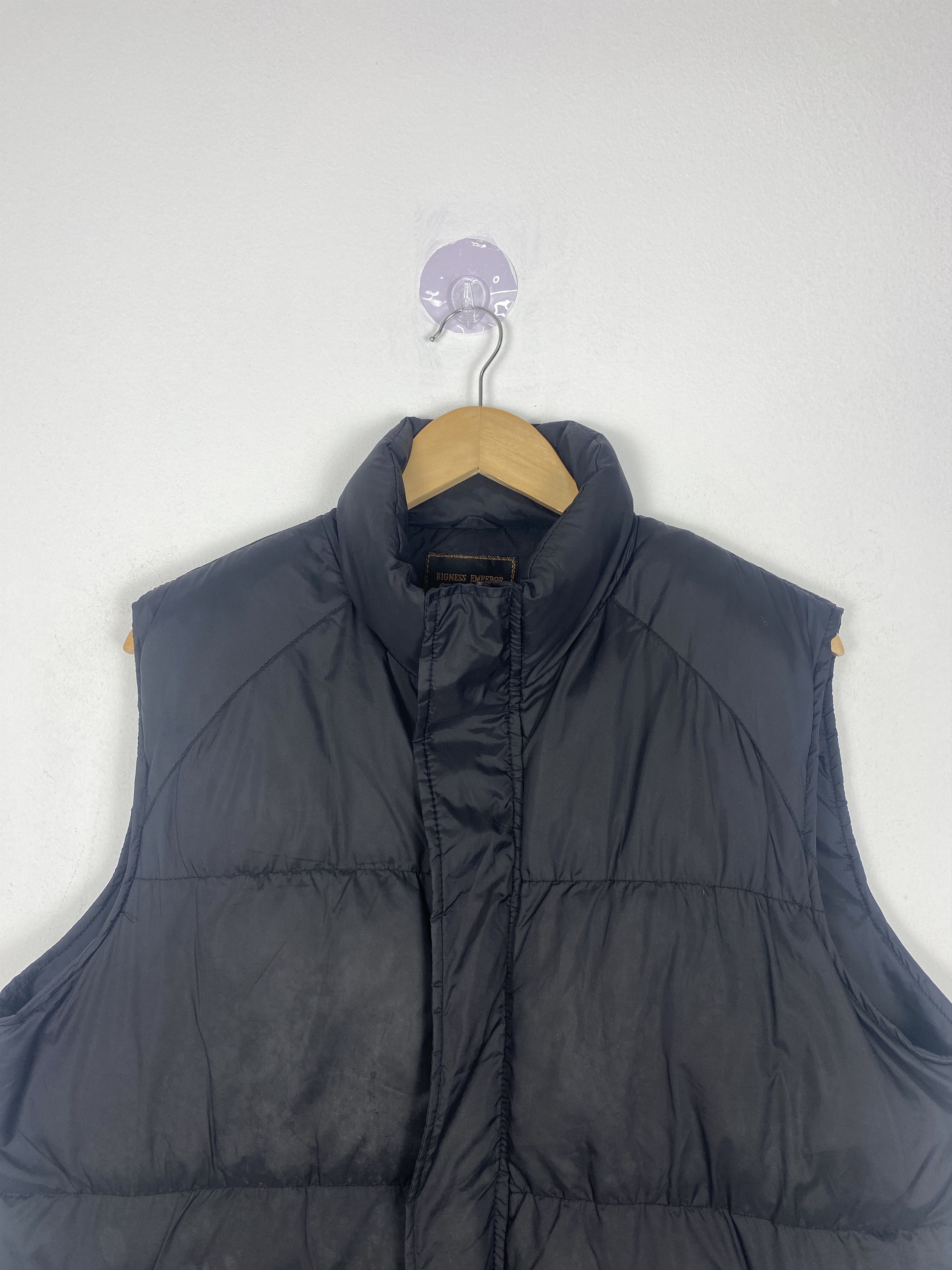 Japanese Brand Vintage Bigness Emperor Puffer Zip Button Vest Size US S / EU 44-46 / 1 - 2 Thumbnail
