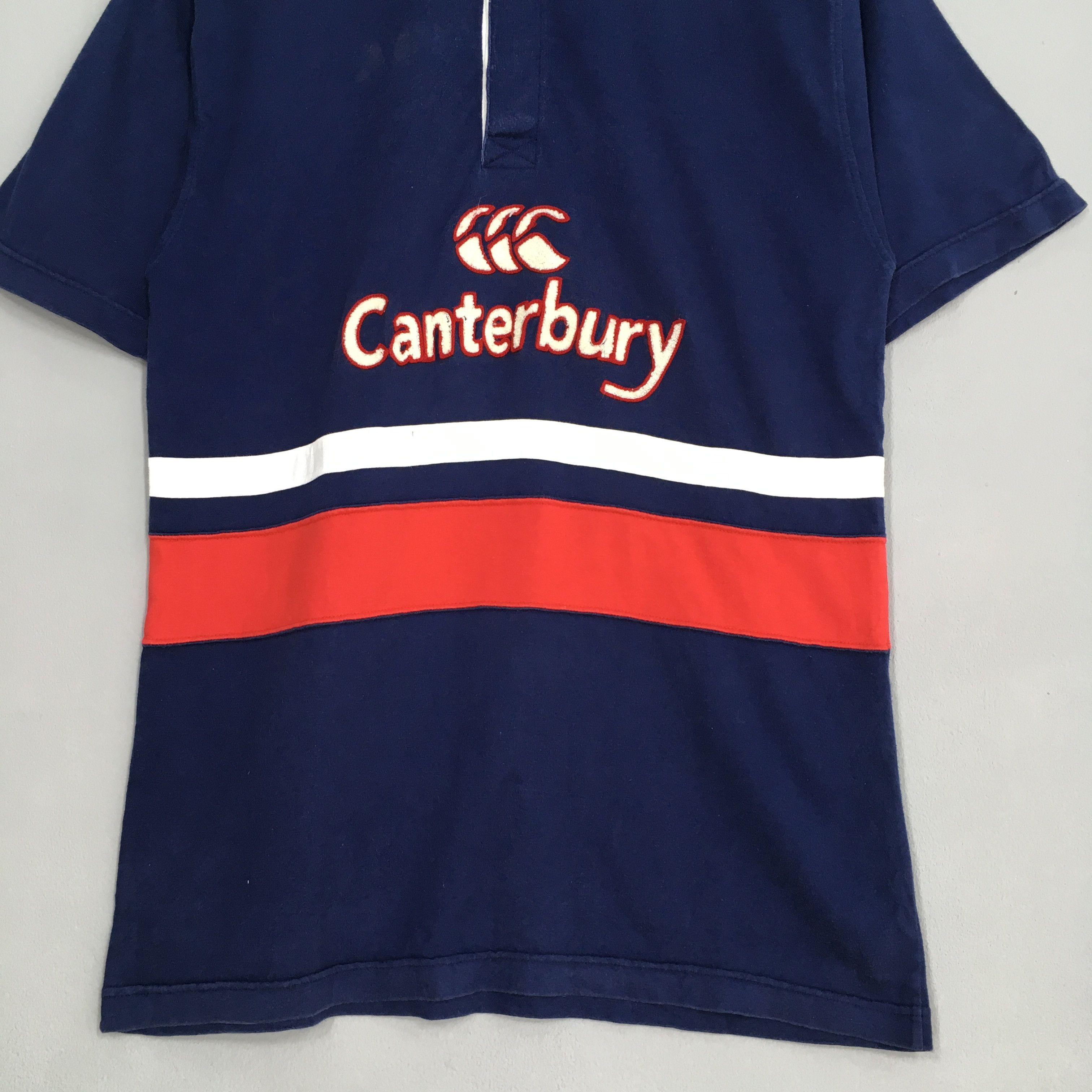 Canterbury of New Zealand × Vintage Canterbury Of New Zealand Rugby Steinlager CCC Shirt Size S Size US S / EU 44-46 / 1 - 3 Thumbnail