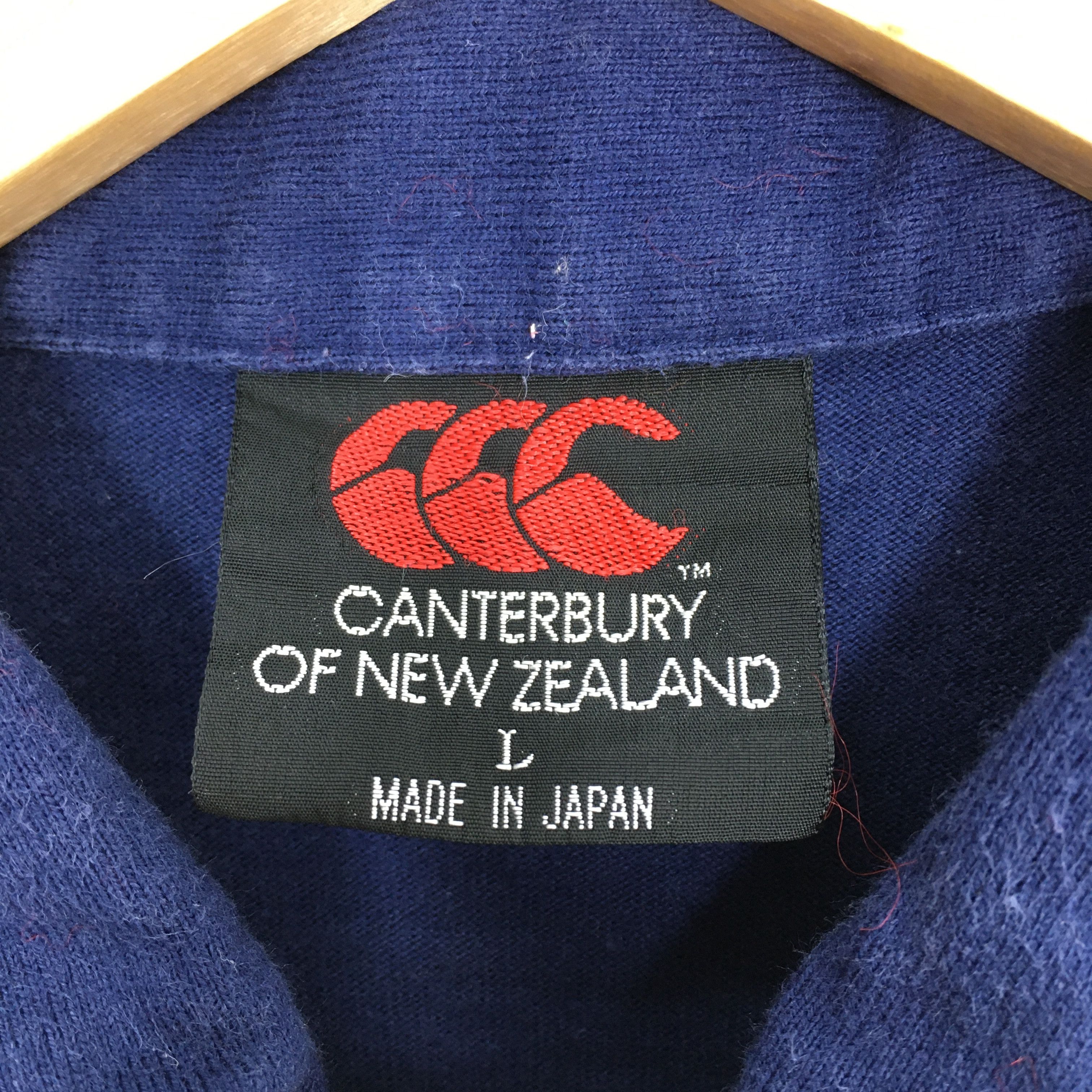 Canterbury of New Zealand × Vintage Canterbury Of New Zealand Rugby Steinlager CCC Shirt Size S Size US S / EU 44-46 / 1 - 5 Thumbnail