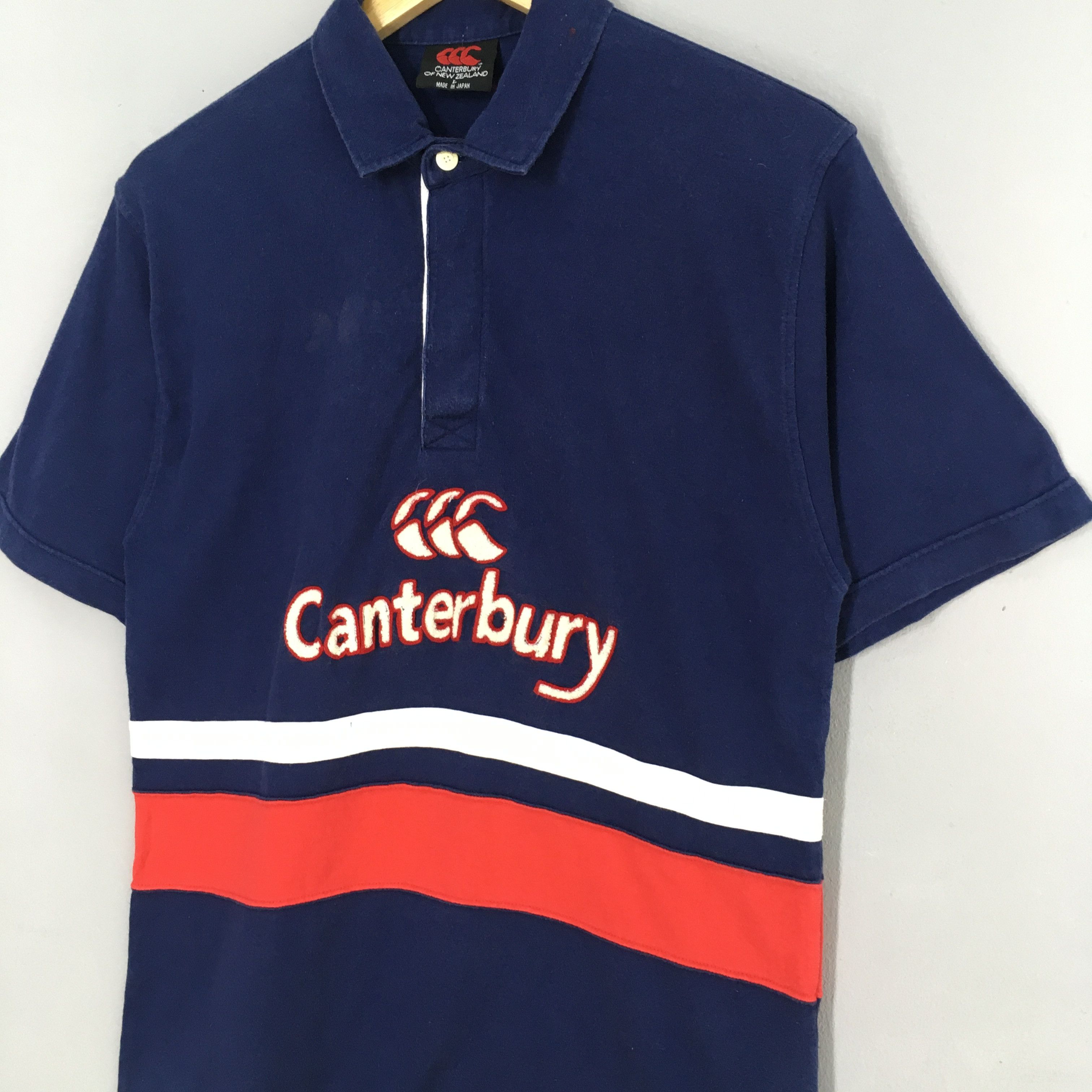Canterbury of New Zealand × Vintage Canterbury Of New Zealand Rugby Steinlager CCC Shirt Size S Size US S / EU 44-46 / 1 - 4 Thumbnail