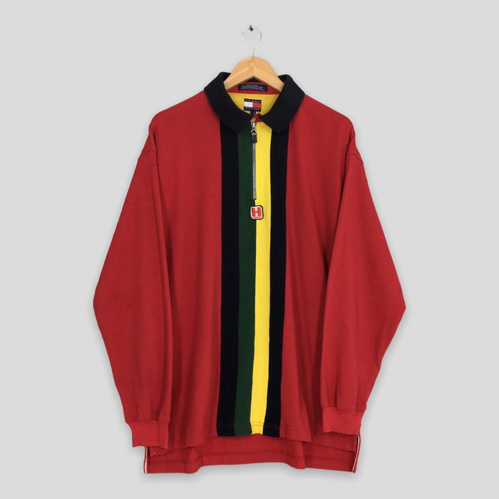 Tommy hilfiger multicolor store long sleeve polo