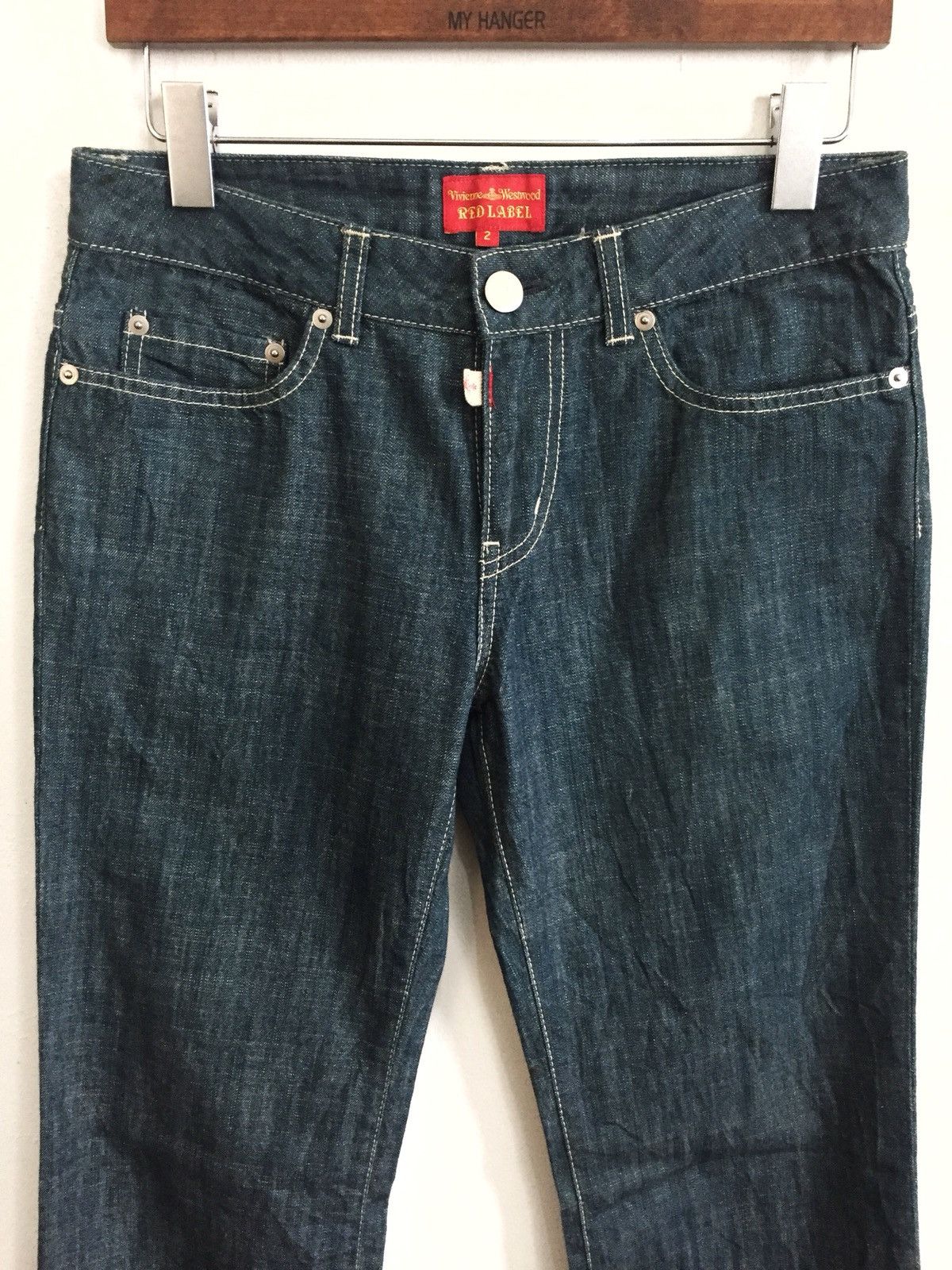 Vivienne Westwood OG Vivienne Westwood ™️ Logo Straight Cut Denim Size US 30 / EU 46 - 3 Thumbnail