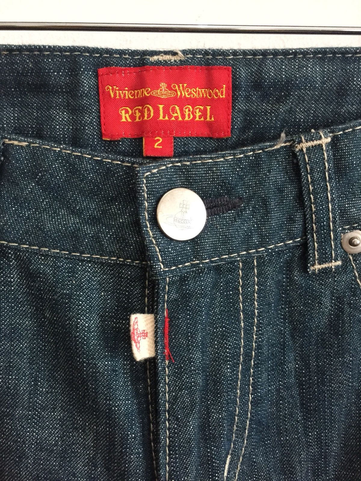 Vivienne Westwood OG Vivienne Westwood ™️ Logo Straight Cut Denim Size US 30 / EU 46 - 6 Thumbnail