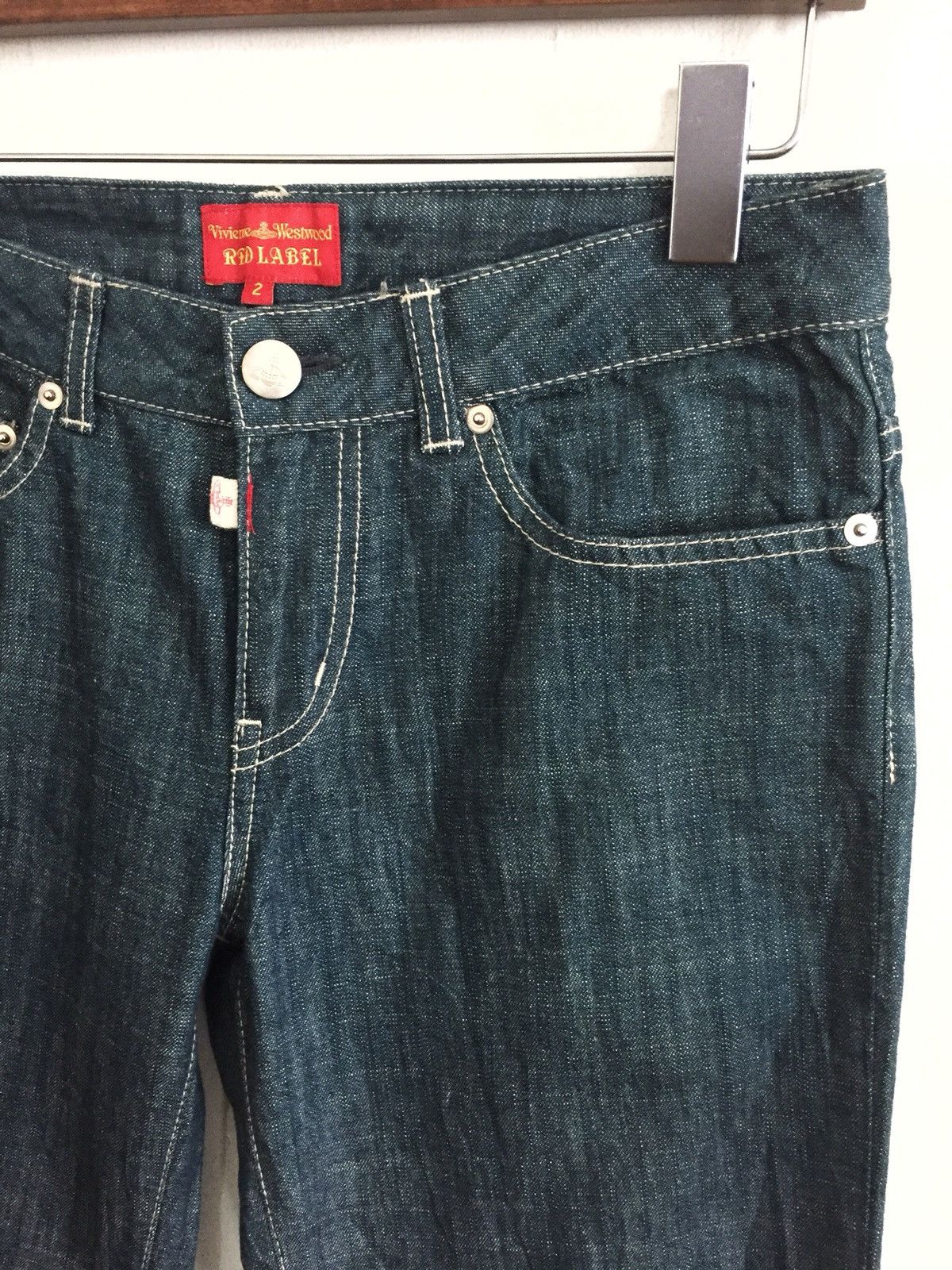 Vivienne Westwood OG Vivienne Westwood ™️ Logo Straight Cut Denim Size US 30 / EU 46 - 5 Thumbnail