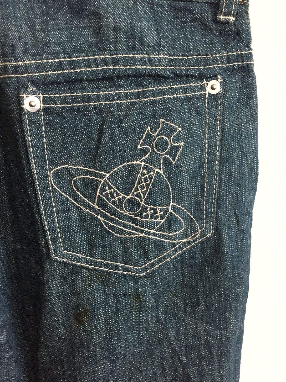 Vivienne Westwood OG Vivienne Westwood ™️ Logo Straight Cut Denim Size US 30 / EU 46 - 9 Thumbnail