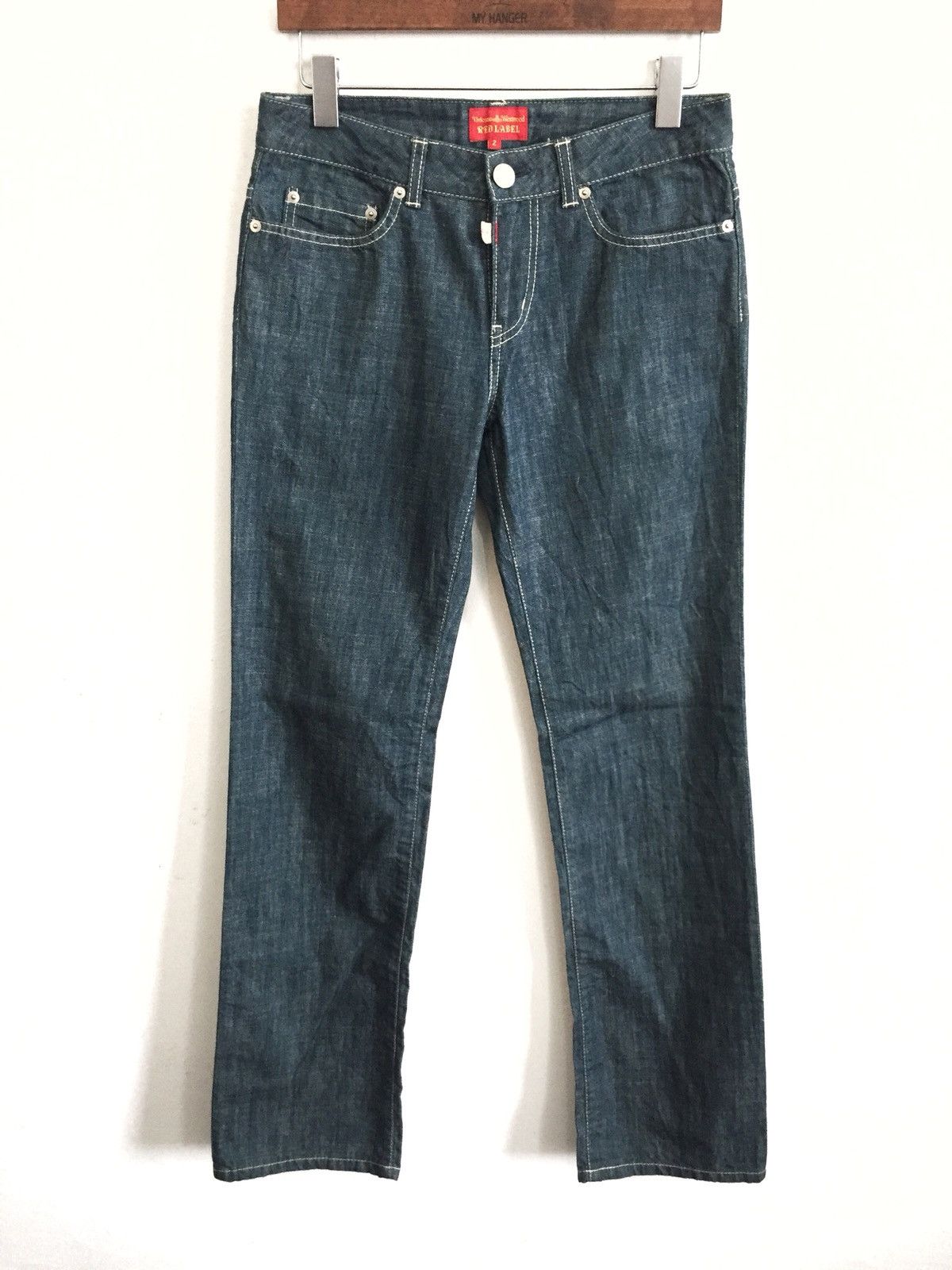 Vivienne Westwood OG Vivienne Westwood ™️ Logo Straight Cut Denim Size US 30 / EU 46 - 2 Thumbnail