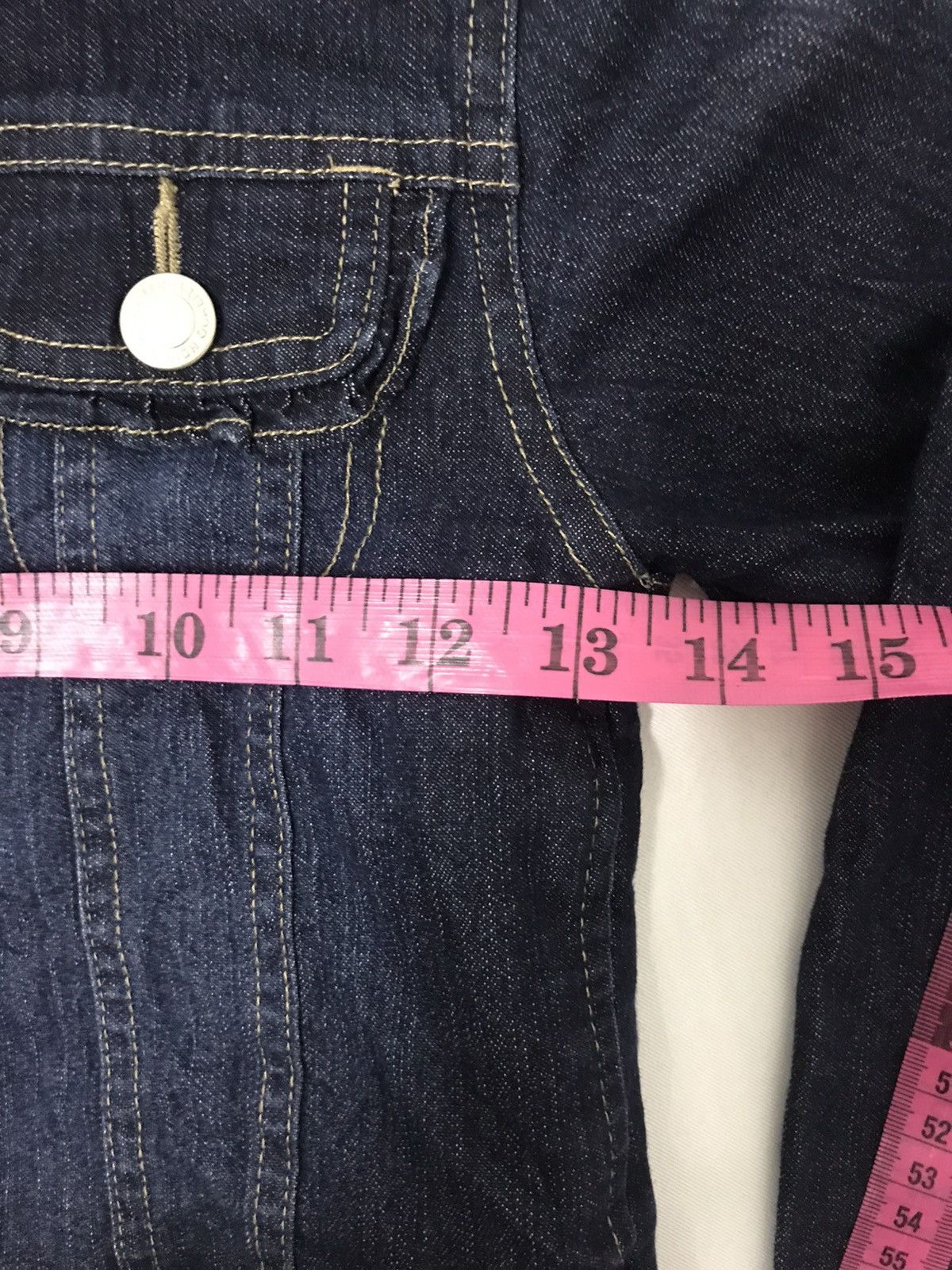 Japanese Brand Denim Jacket Trucker Double Pockets Buttonfly Kids Size Size XXS / US 00 / IT 34 - 6 Thumbnail