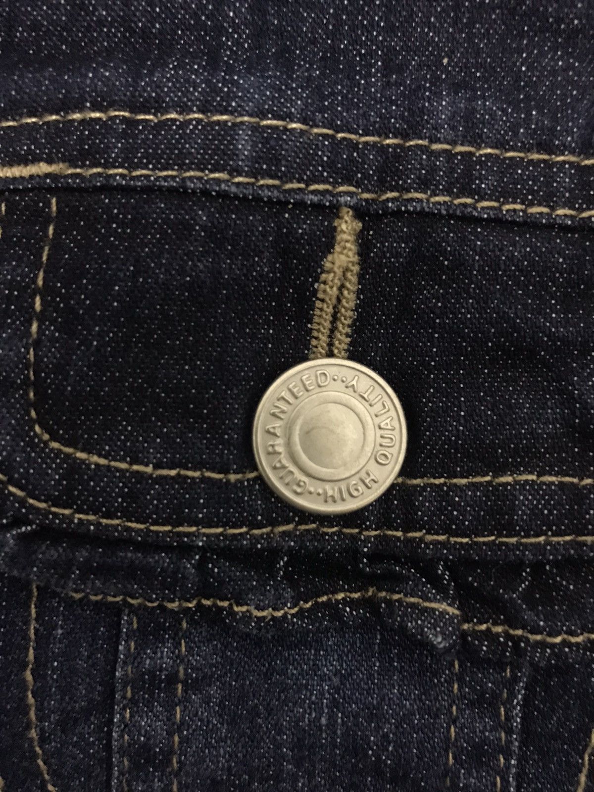 Japanese Brand Denim Jacket Trucker Double Pockets Buttonfly Kids Size Size XXS / US 00 / IT 34 - 3 Thumbnail