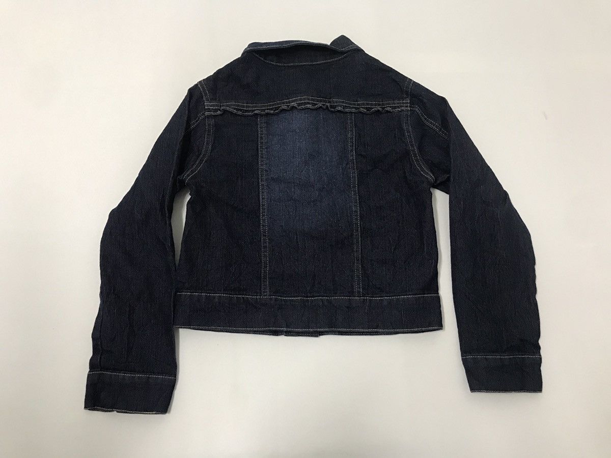 Japanese Brand Denim Jacket Trucker Double Pockets Buttonfly Kids Size Size XXS / US 00 / IT 34 - 2 Thumbnail