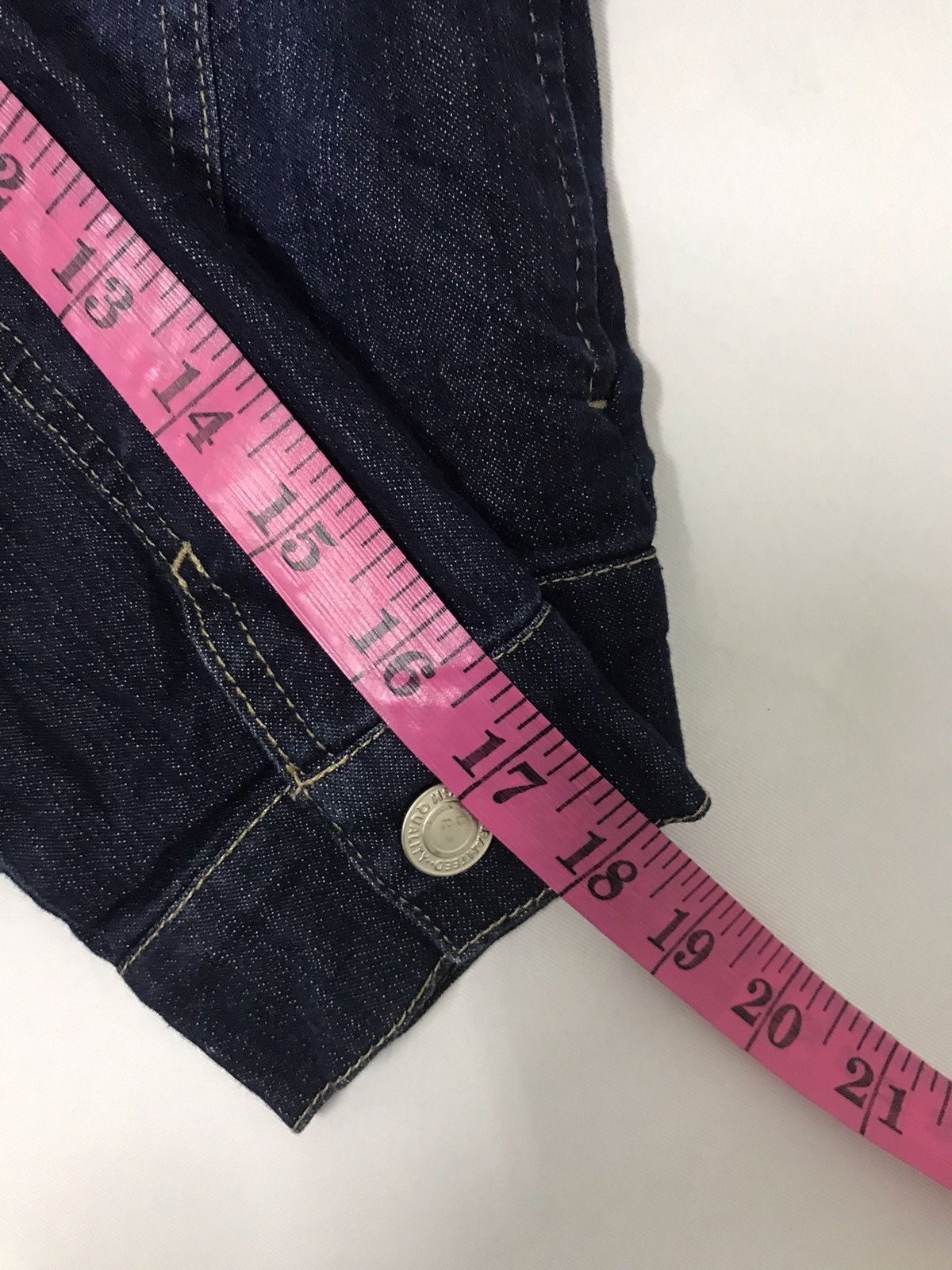 Japanese Brand Denim Jacket Trucker Double Pockets Buttonfly Kids Size Size XXS / US 00 / IT 34 - 8 Thumbnail