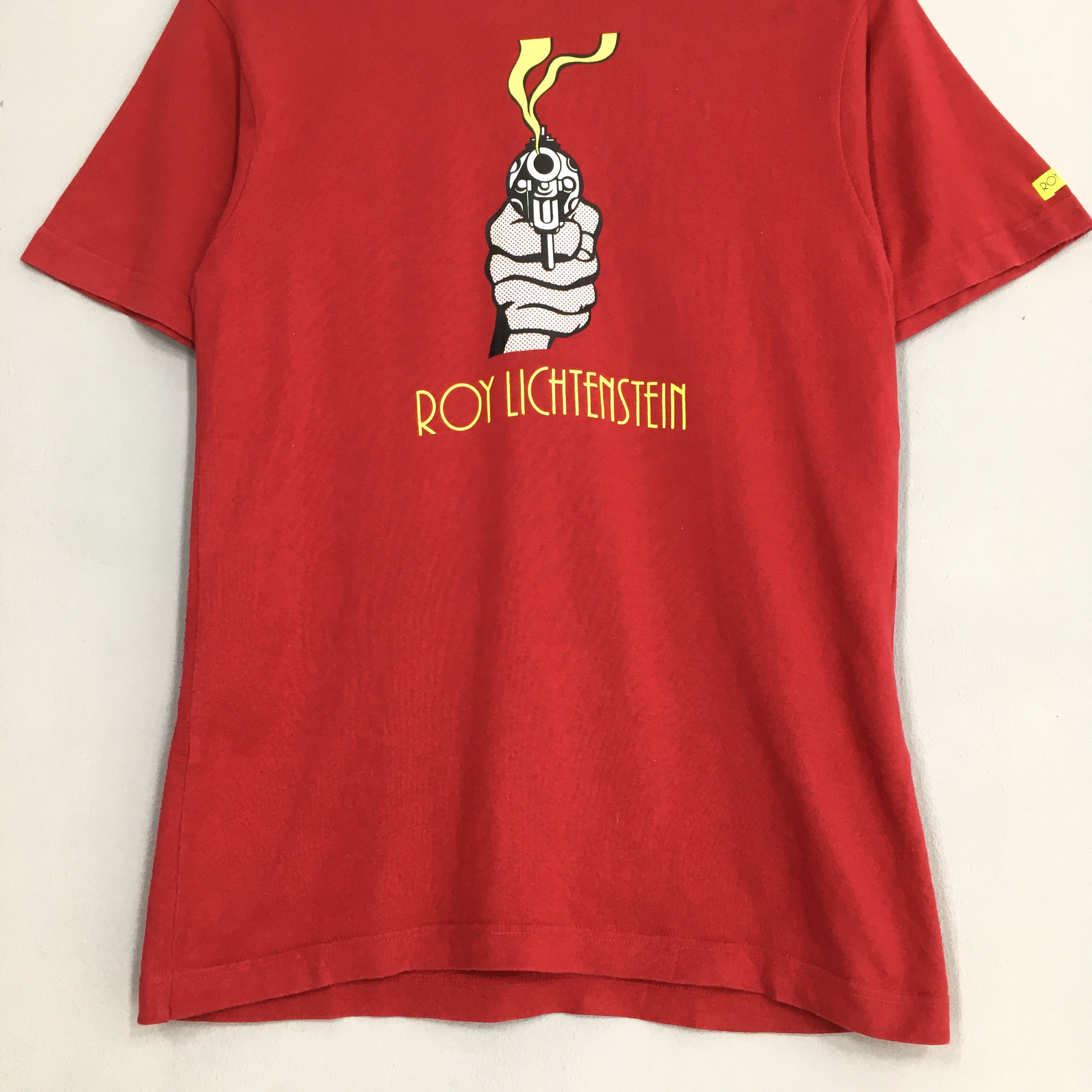 Vintage Vintage Roy Lichtenstein Gun in America Paintings Art Shirt Size US S / EU 44-46 / 1 - 3 Thumbnail