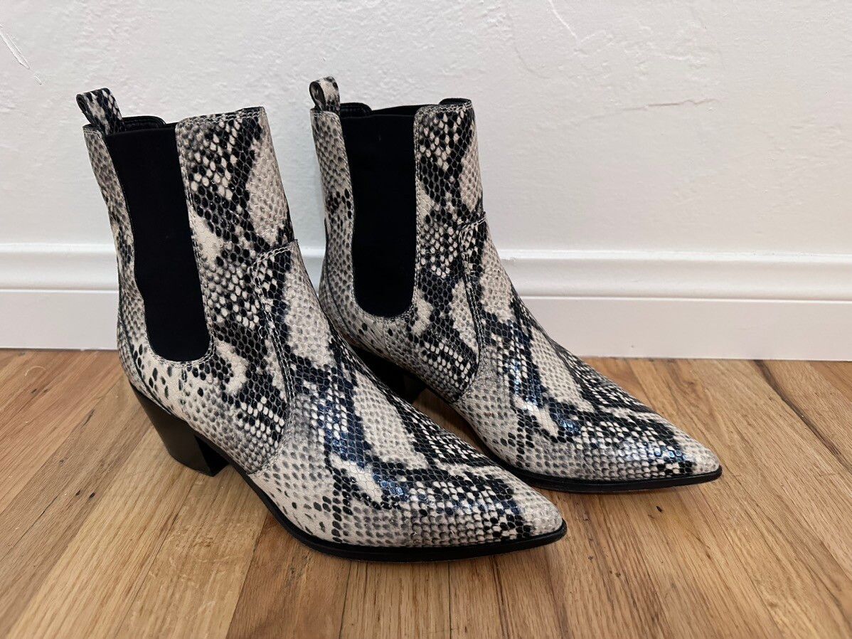 Paige Paige Willa Snake Bootie | Grailed