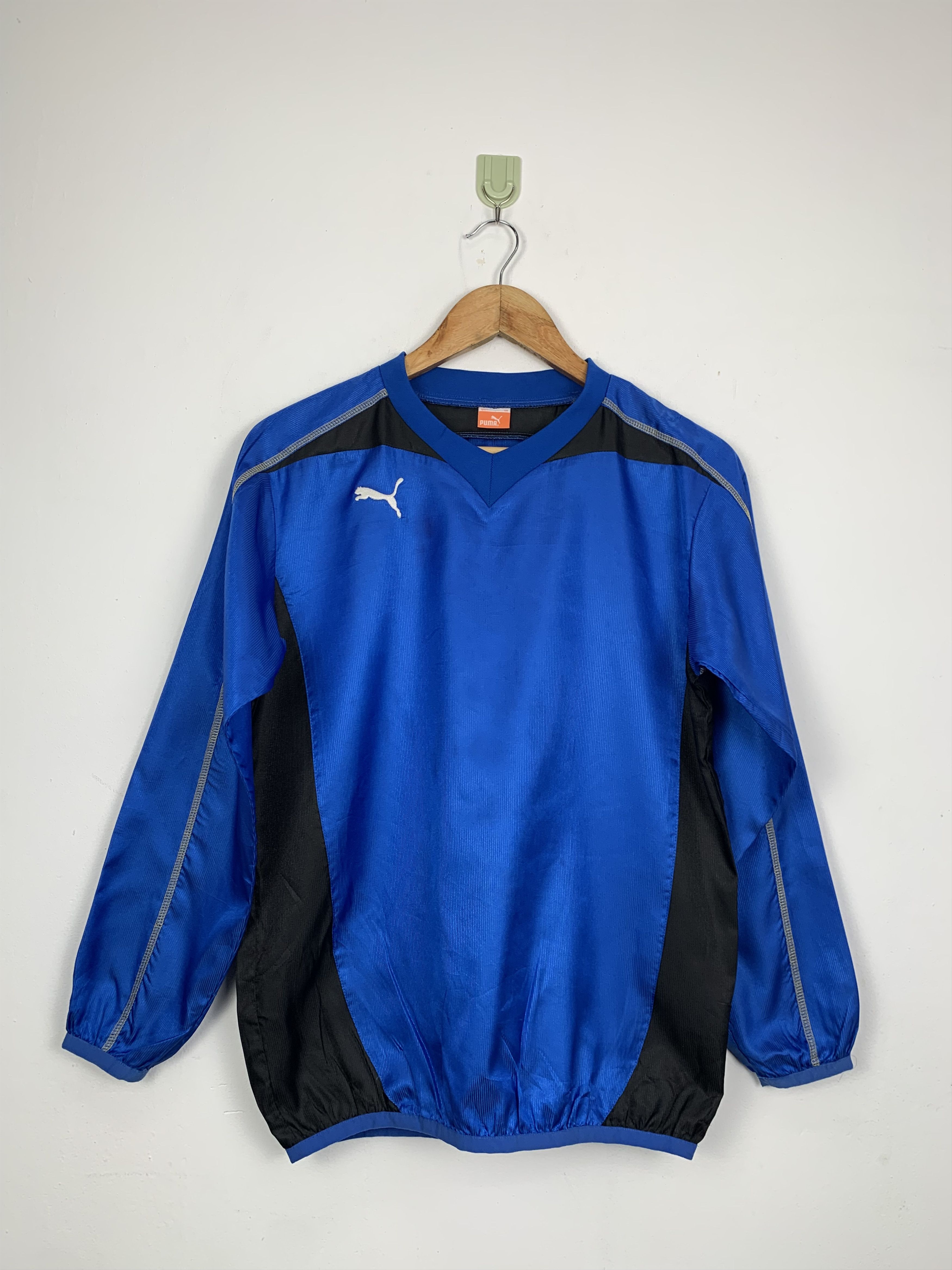 Puma Vintage PUMA Training Jersey Long Sleeve Size US S / EU 44-46 / 1 - 1 Thumbnail