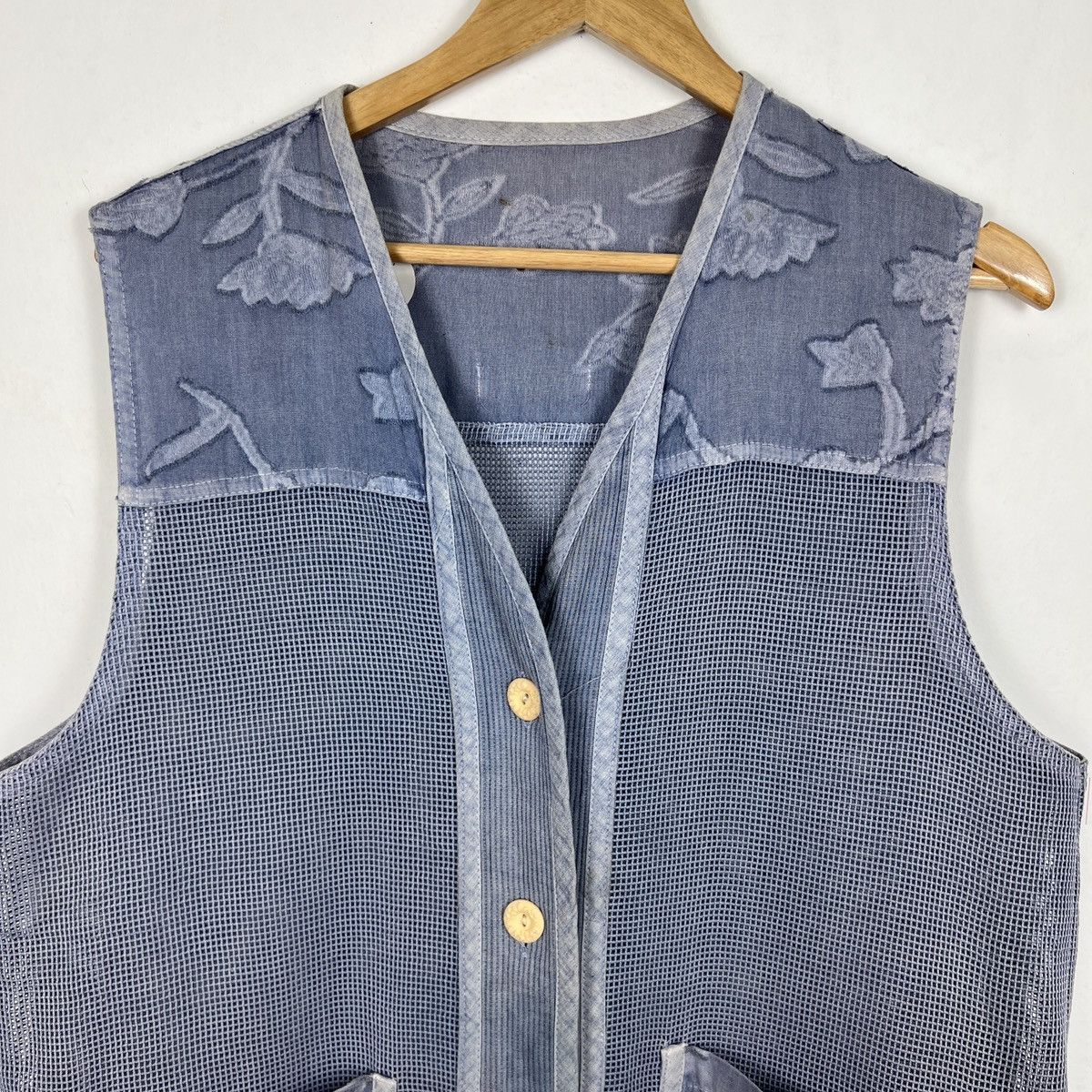 Japanese Brand Vintage Women Vests Sleeveless Nice Design Size S / US 4 / IT 40 - 8 Thumbnail