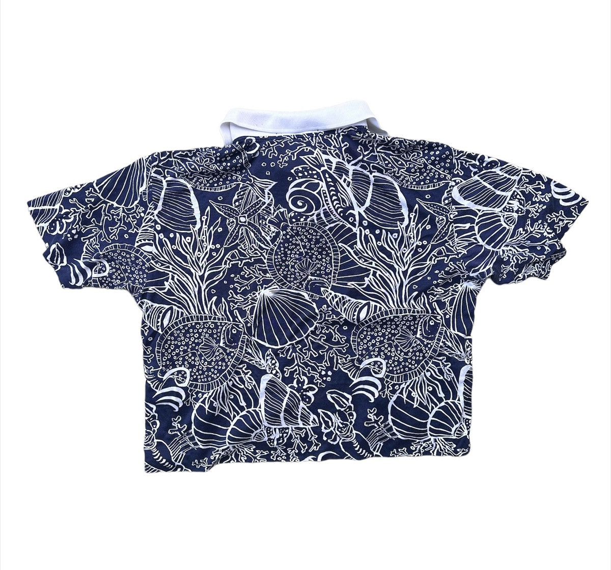 Balenciaga Balenciaga marine life button up cropped shirts Size L / US 10 / IT 46 - 4 Thumbnail