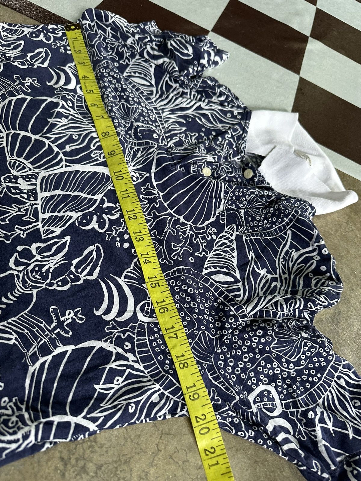 Balenciaga Balenciaga marine life button up cropped shirts Size L / US 10 / IT 46 - 6 Thumbnail
