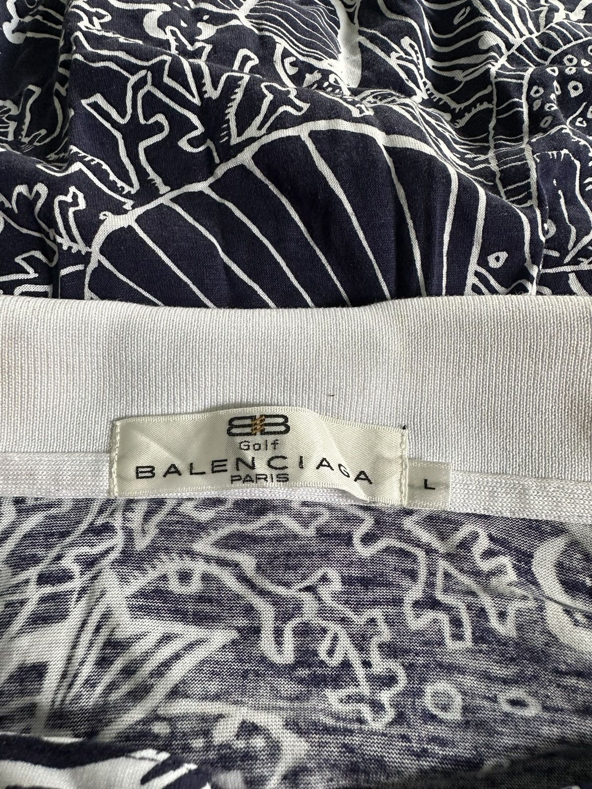 Balenciaga Balenciaga marine life button up cropped shirts Size L / US 10 / IT 46 - 5 Thumbnail