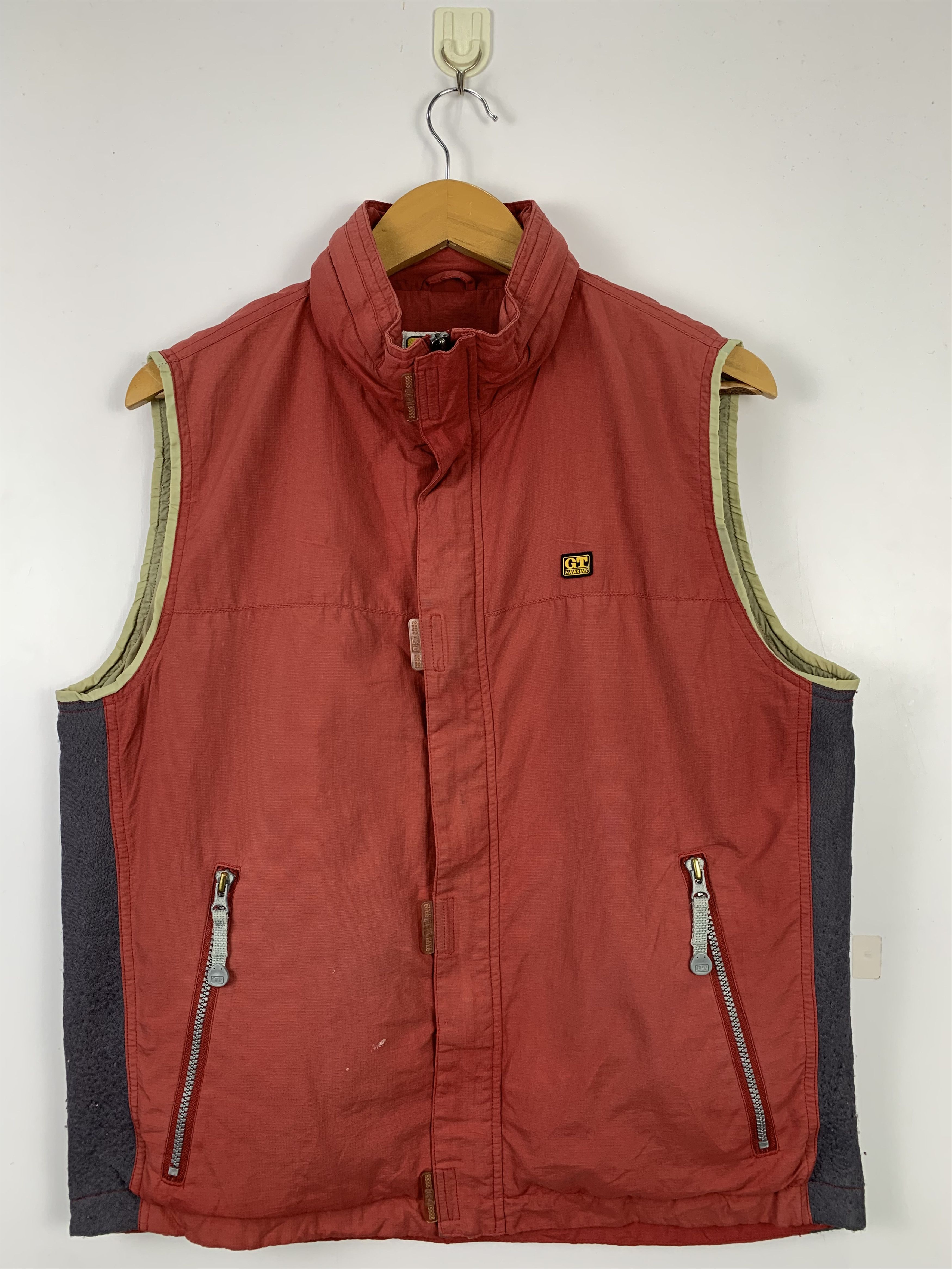 Vintage Vintage GT HAWKINS ENGLAND Cotton Fleece Lining vest V0114 Size US S / EU 44-46 / 1 - 1 Thumbnail