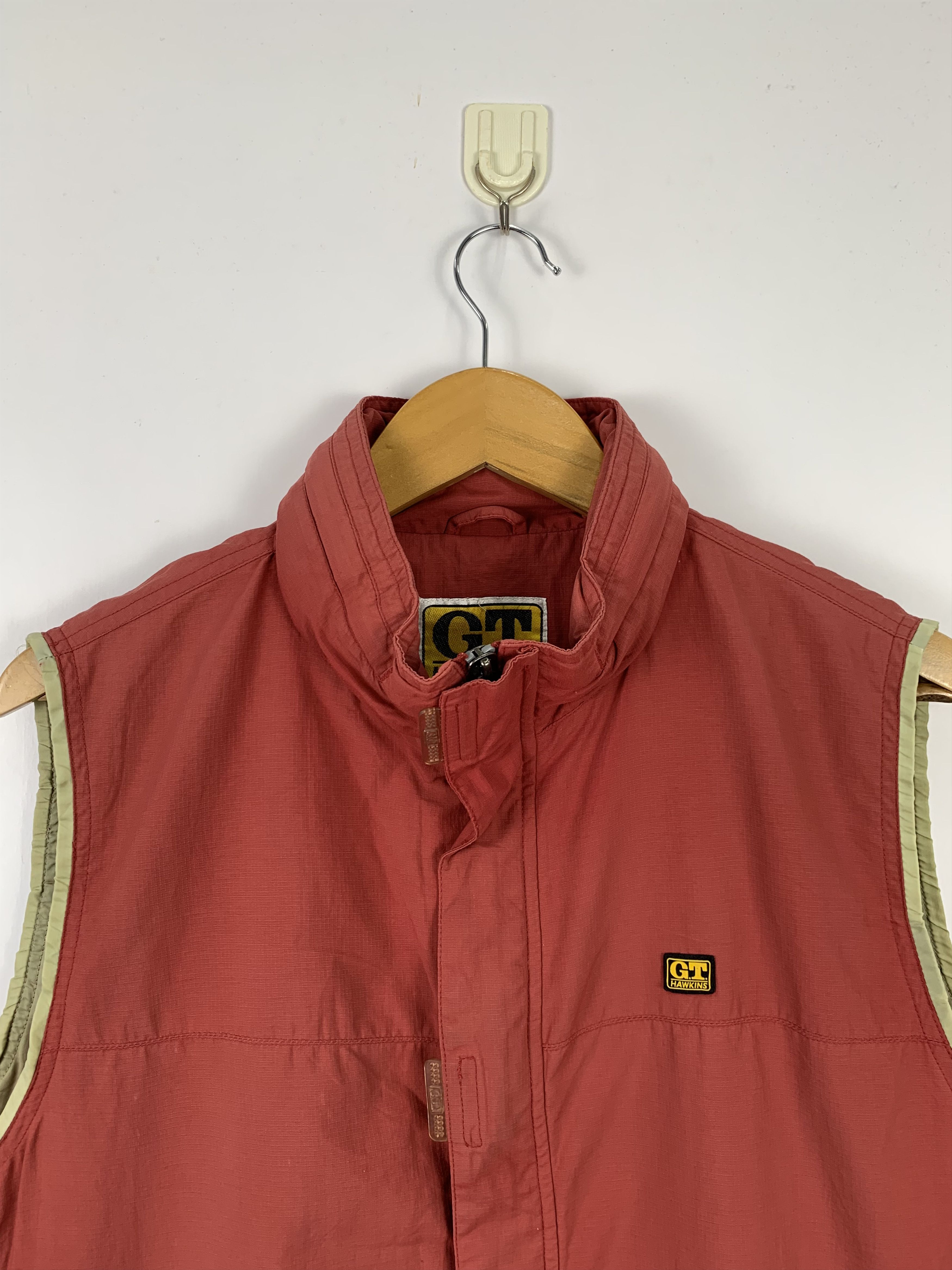 Vintage Vintage GT HAWKINS ENGLAND Cotton Fleece Lining vest V0114 Size US S / EU 44-46 / 1 - 2 Thumbnail